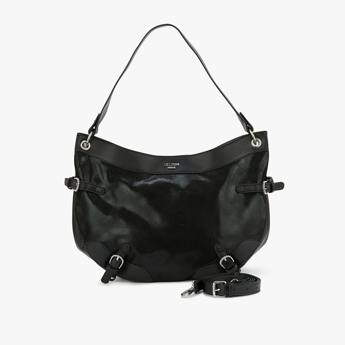 Grand sac hobo noir Mentana