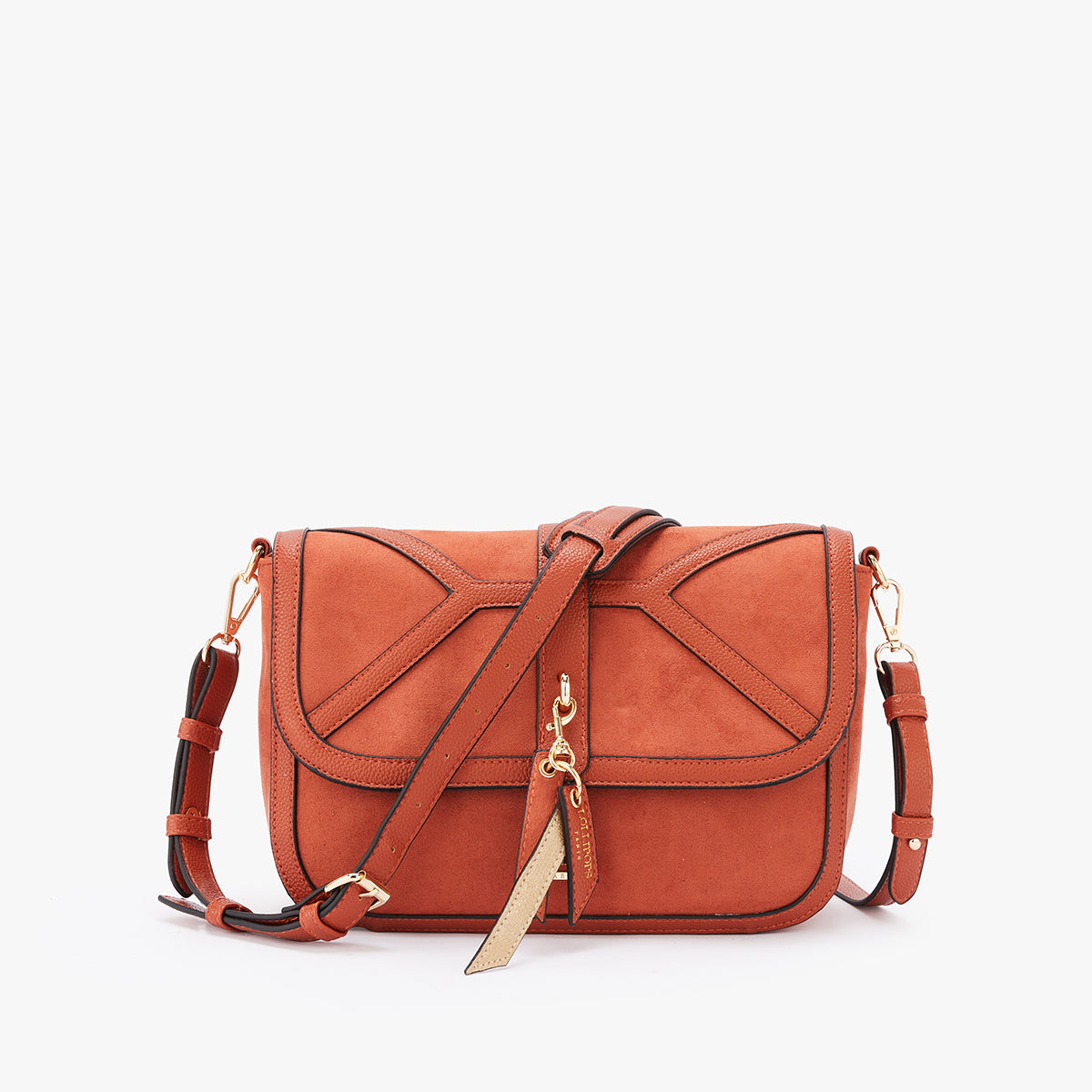 Sac bandoulière orange Mugnano