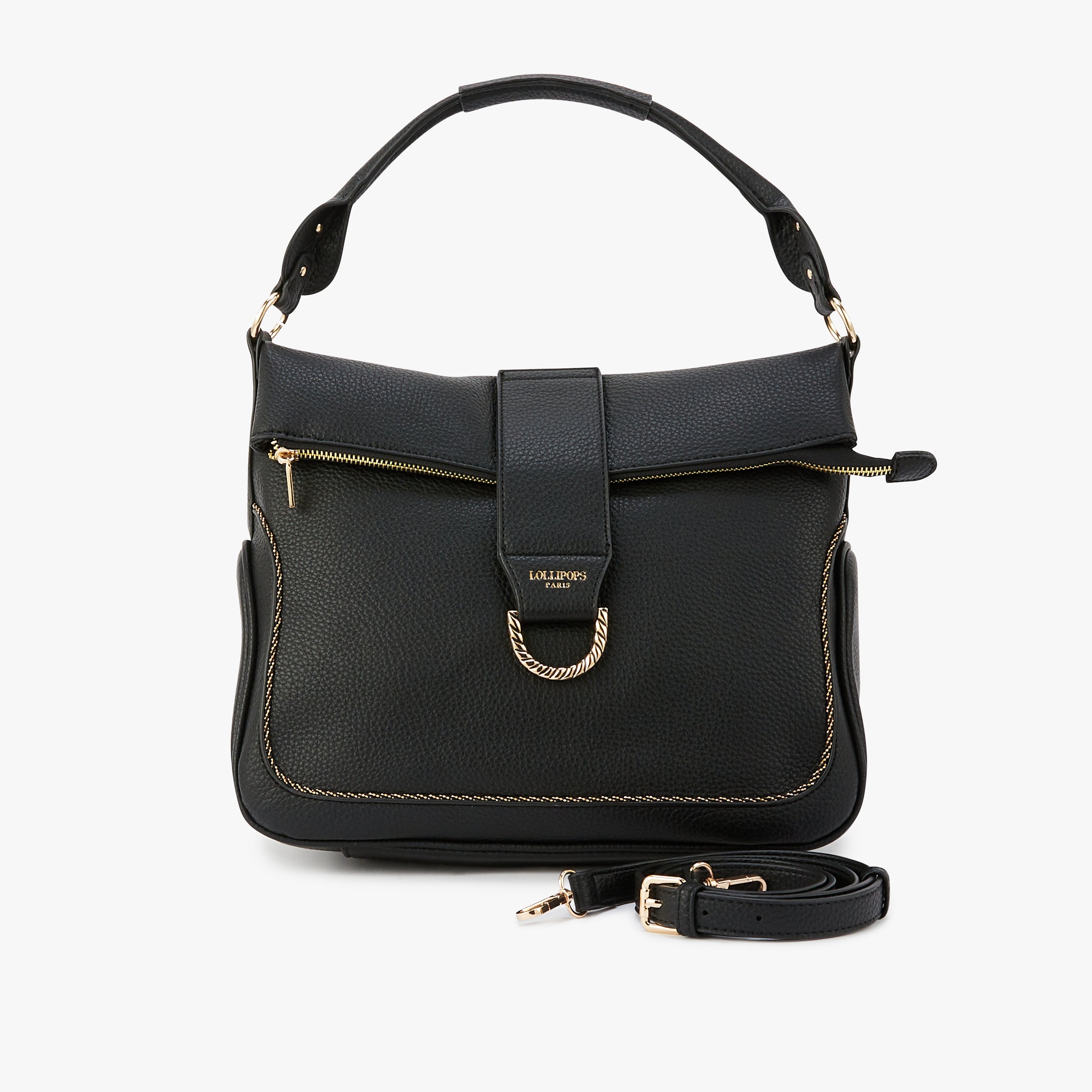 Sac hobo noir Maroco