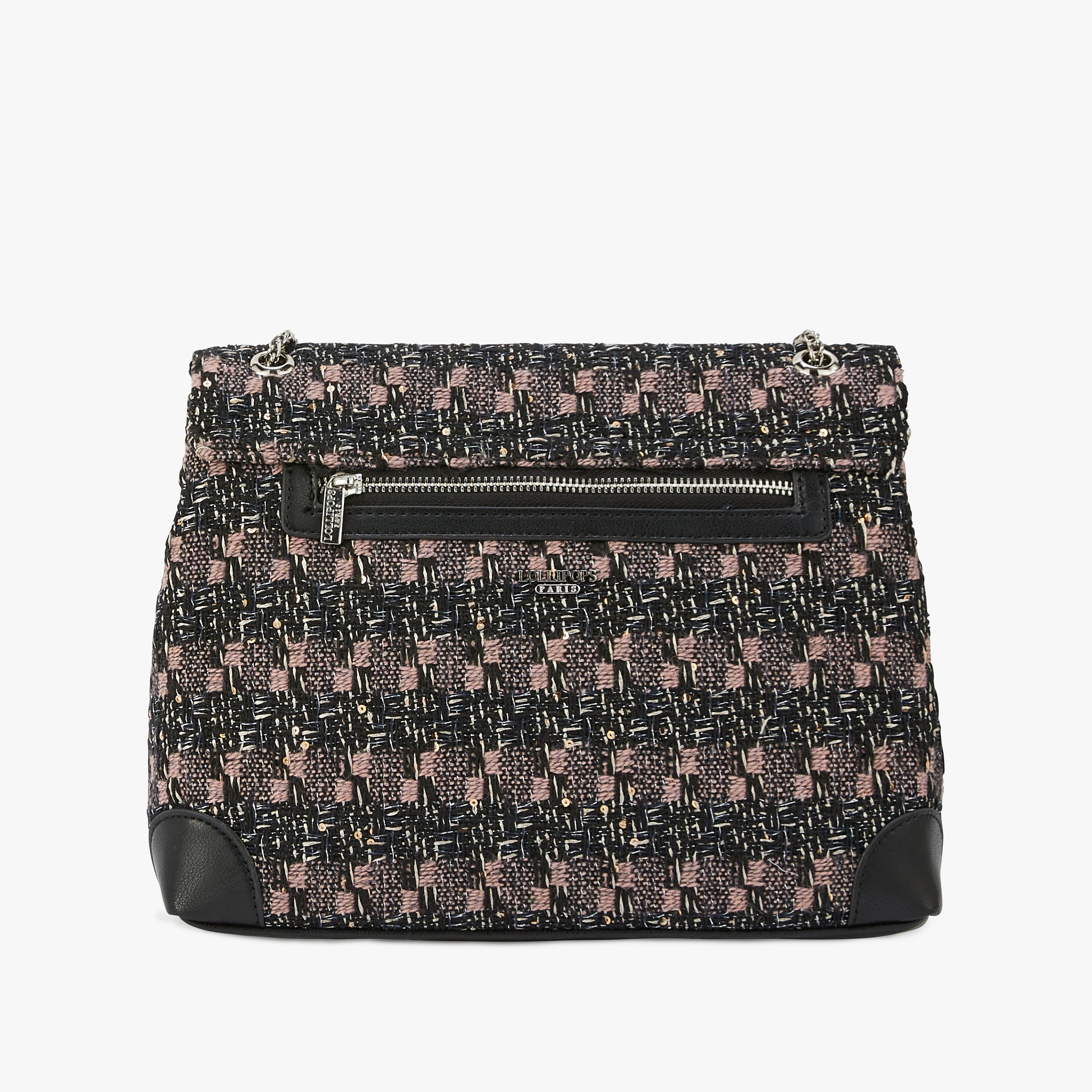 Grand sac bandoulière rose Modugno
