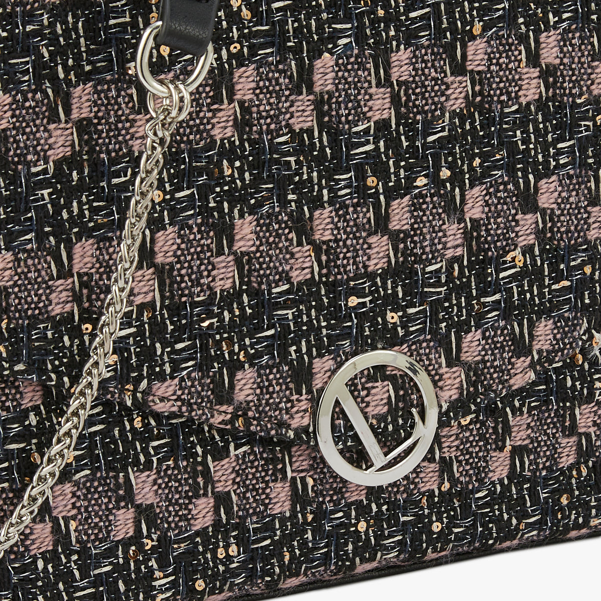 Grand sac bandoulière rose Modugno
