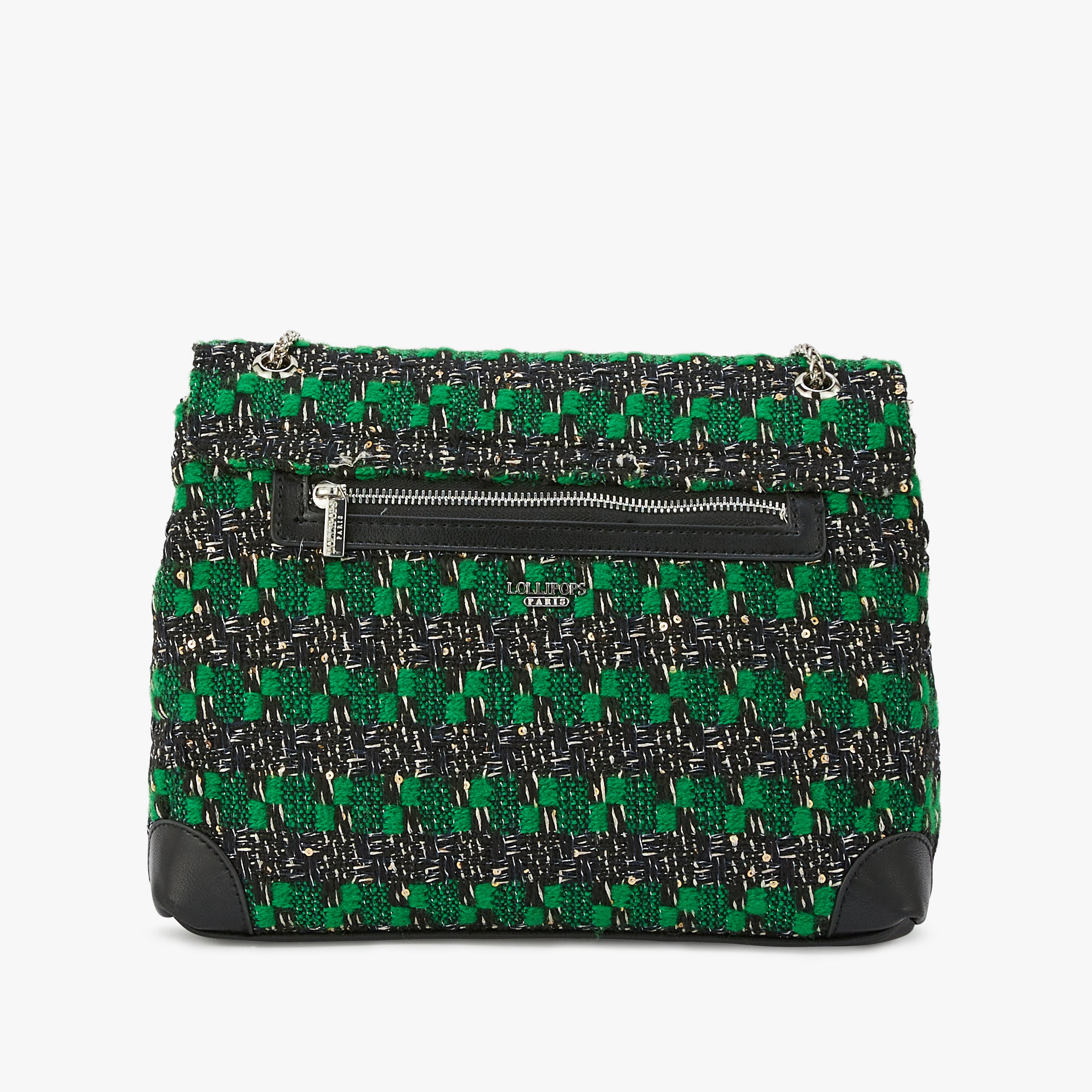 Grand sac bandoulière vert Modugno