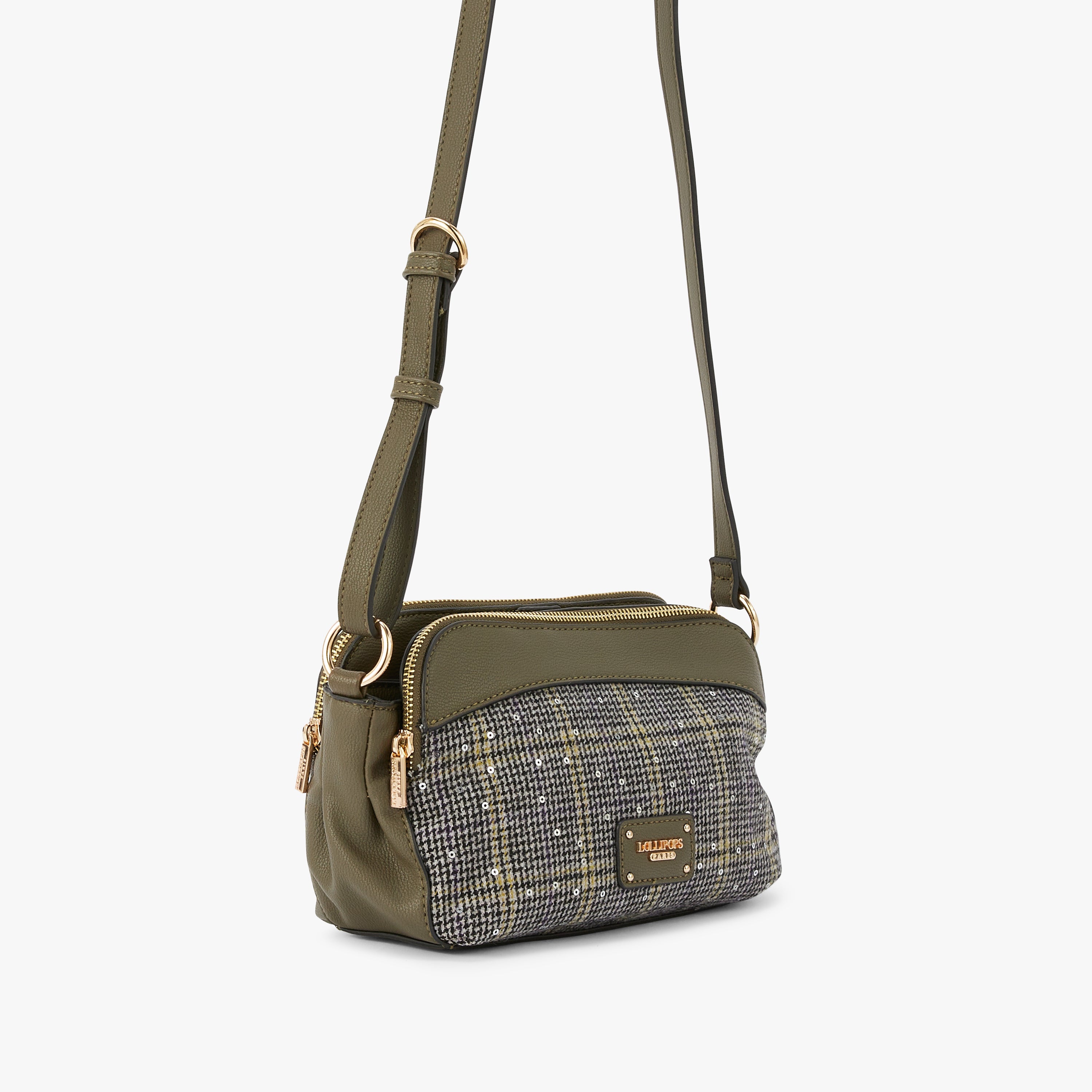 Sac bandoulière kaki Moncale