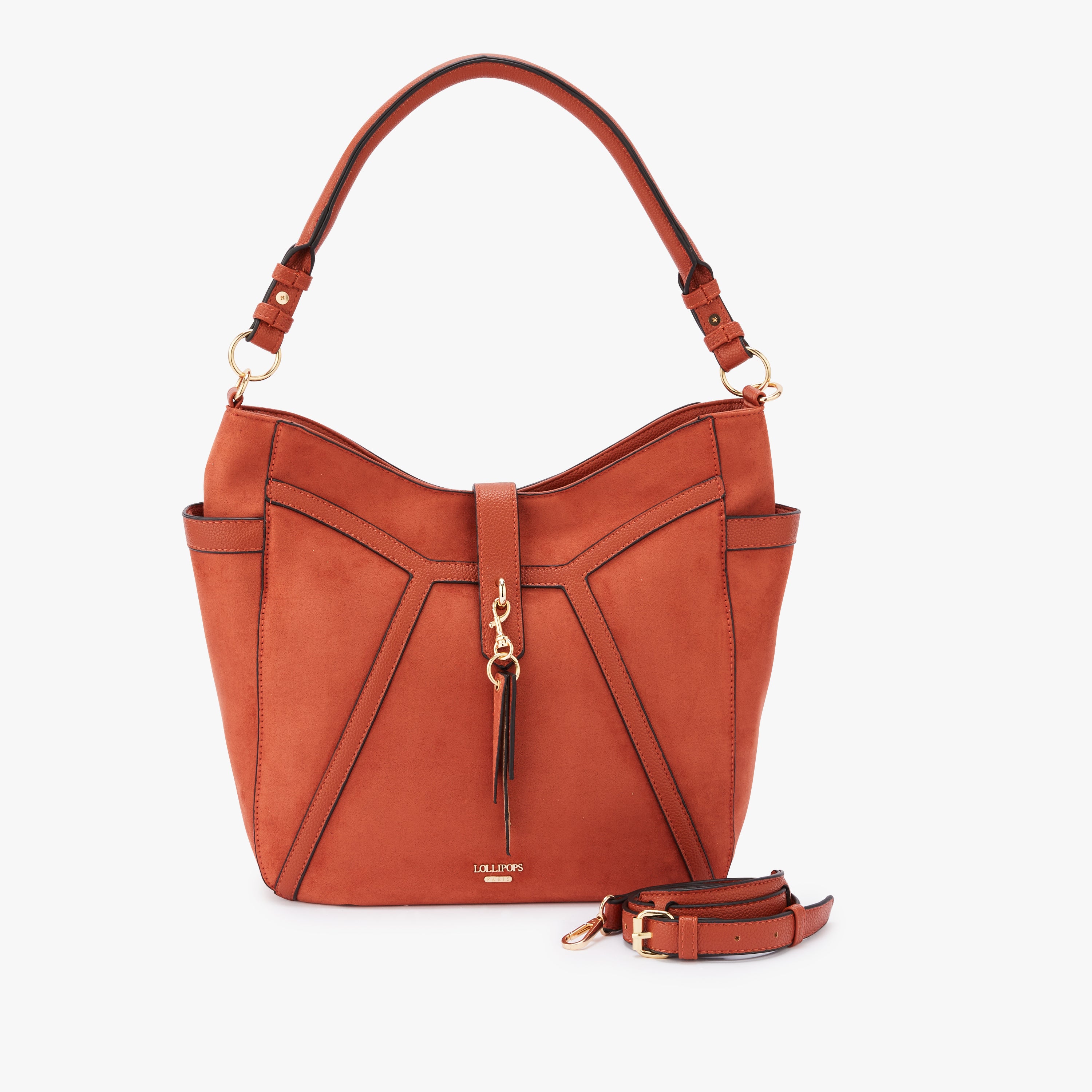 Sac hobo orange Mugnano