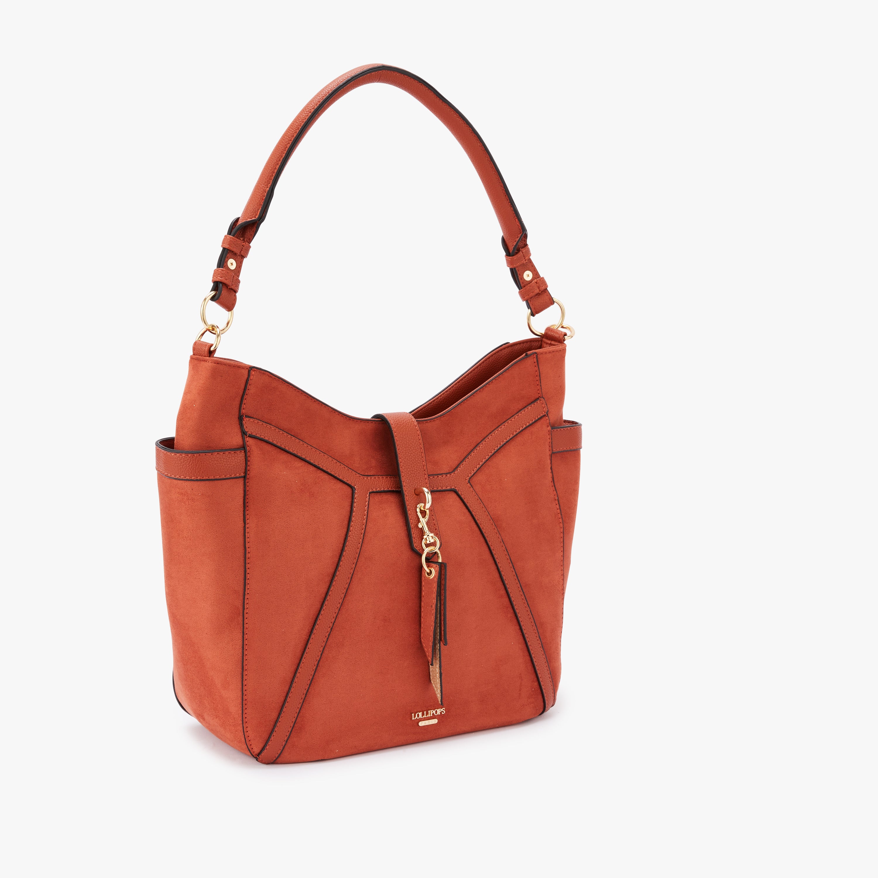 Sac hobo orange Mugnano