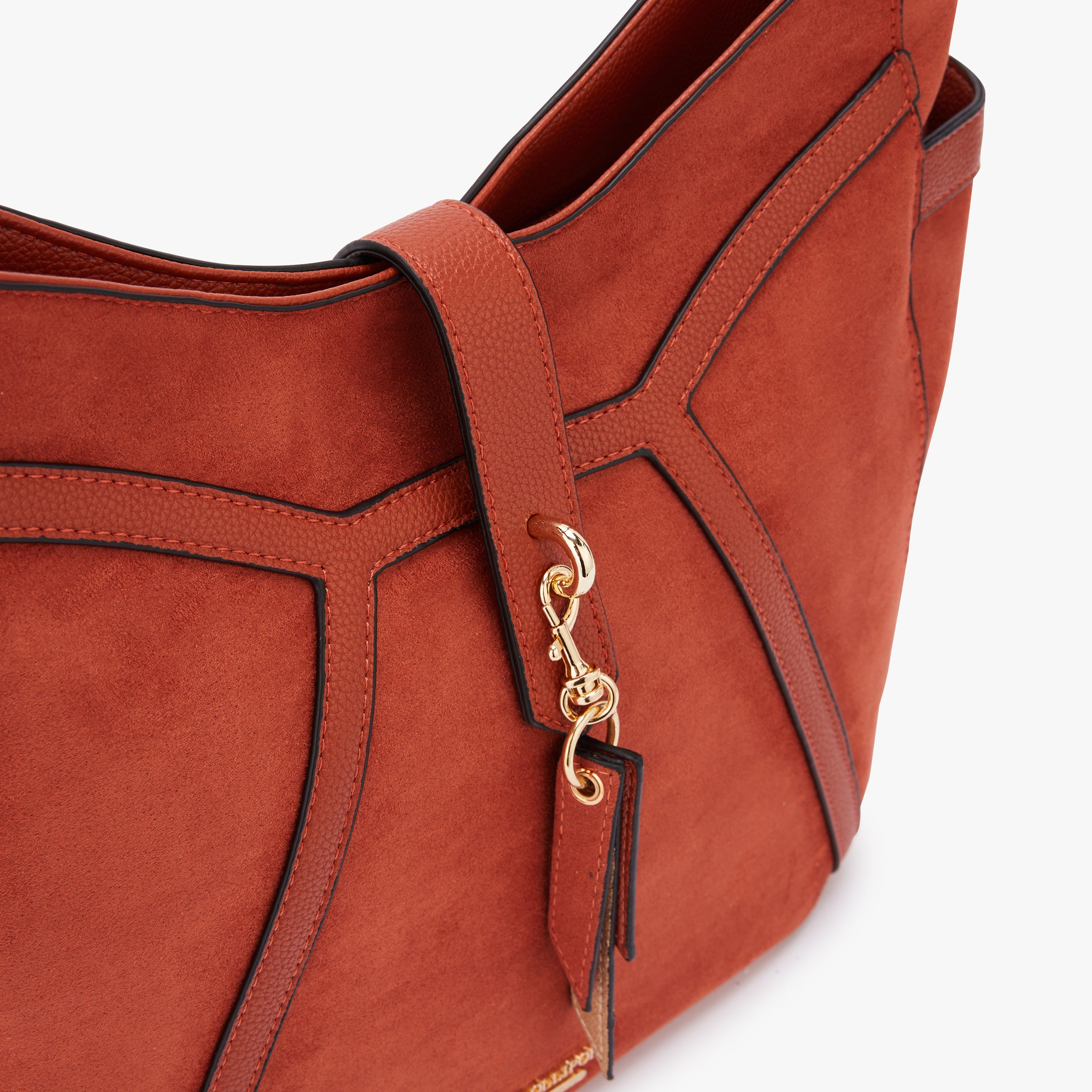 Sac hobo orange Mugnano