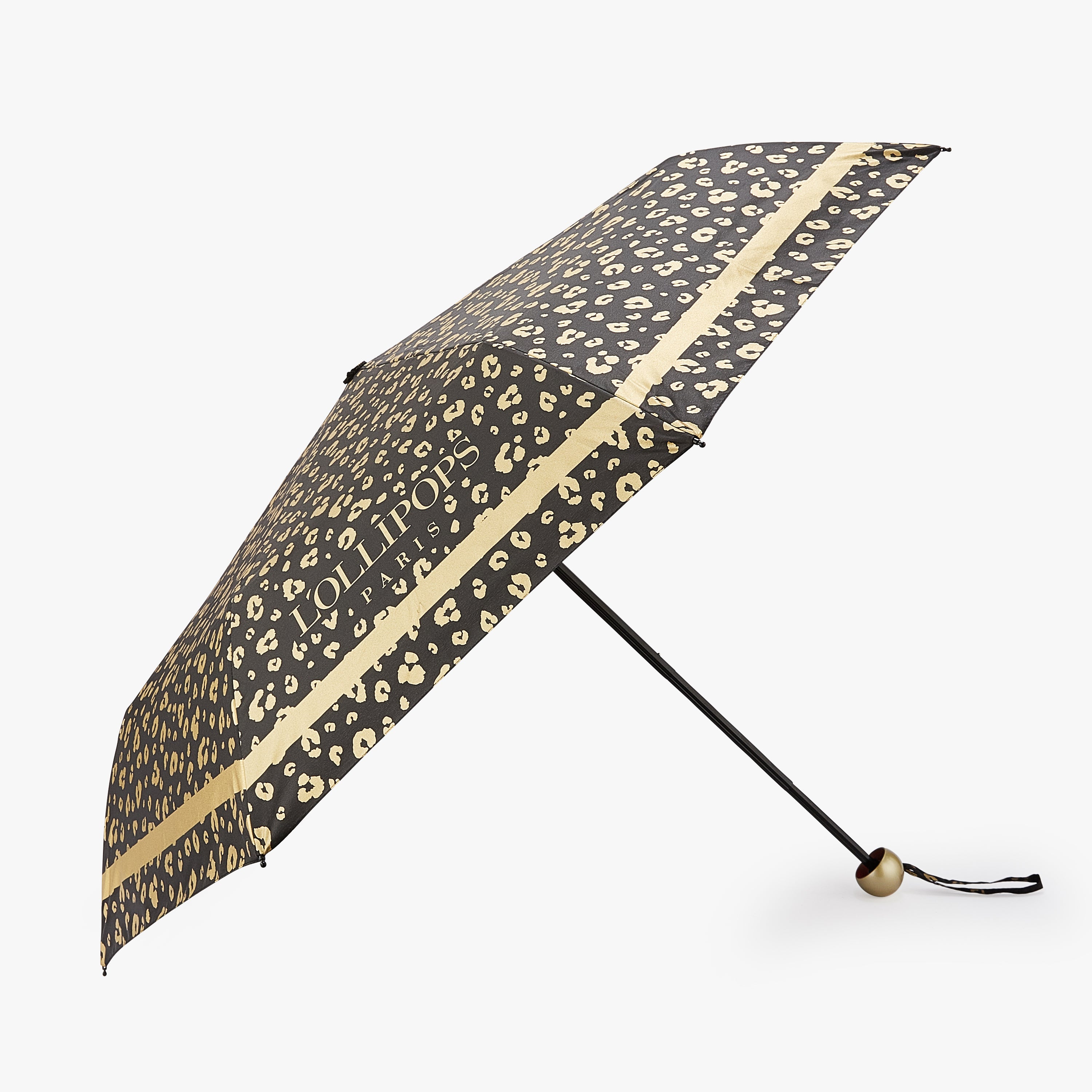 Parapluie pliable noir Muggio