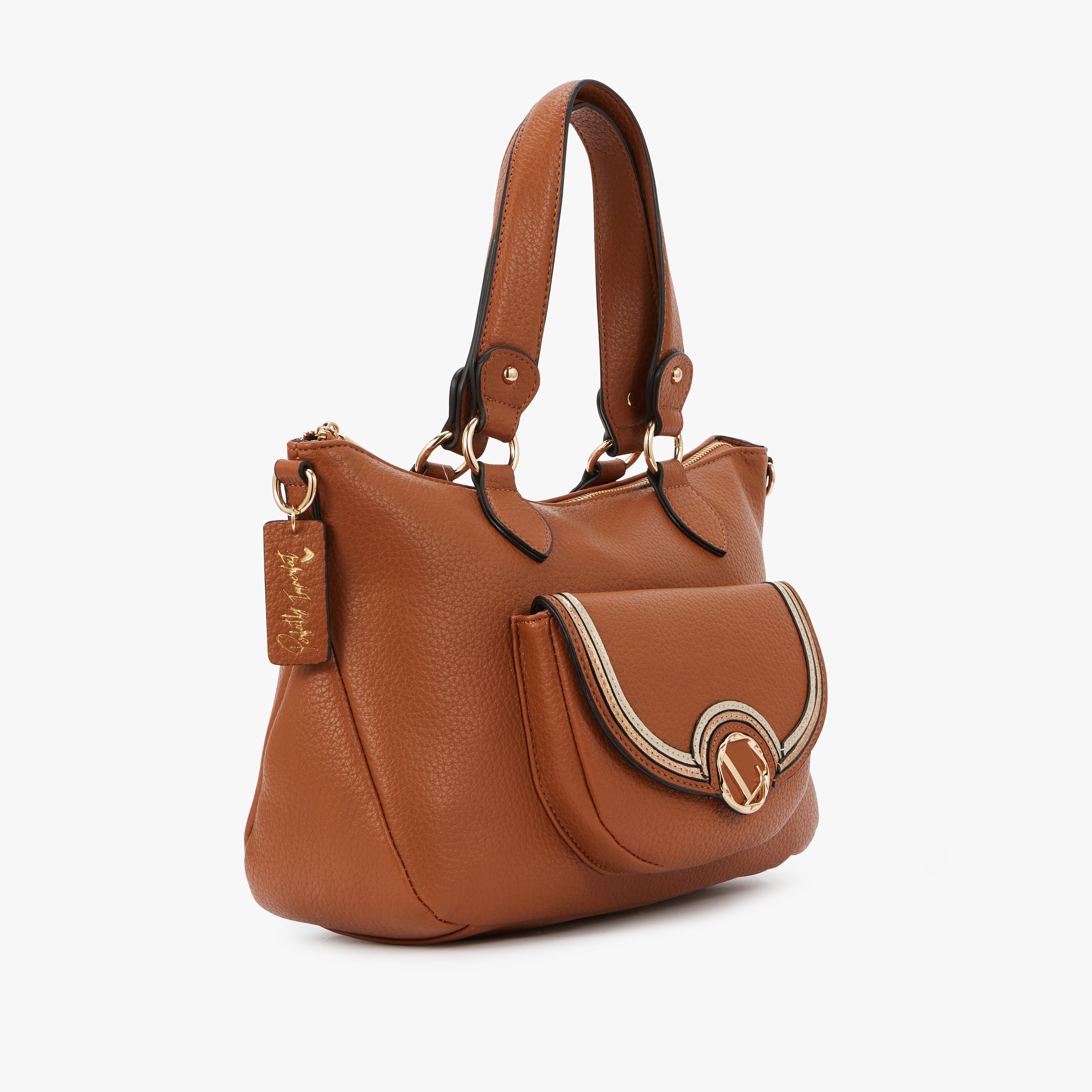 Grand sac shopper camel Nureci