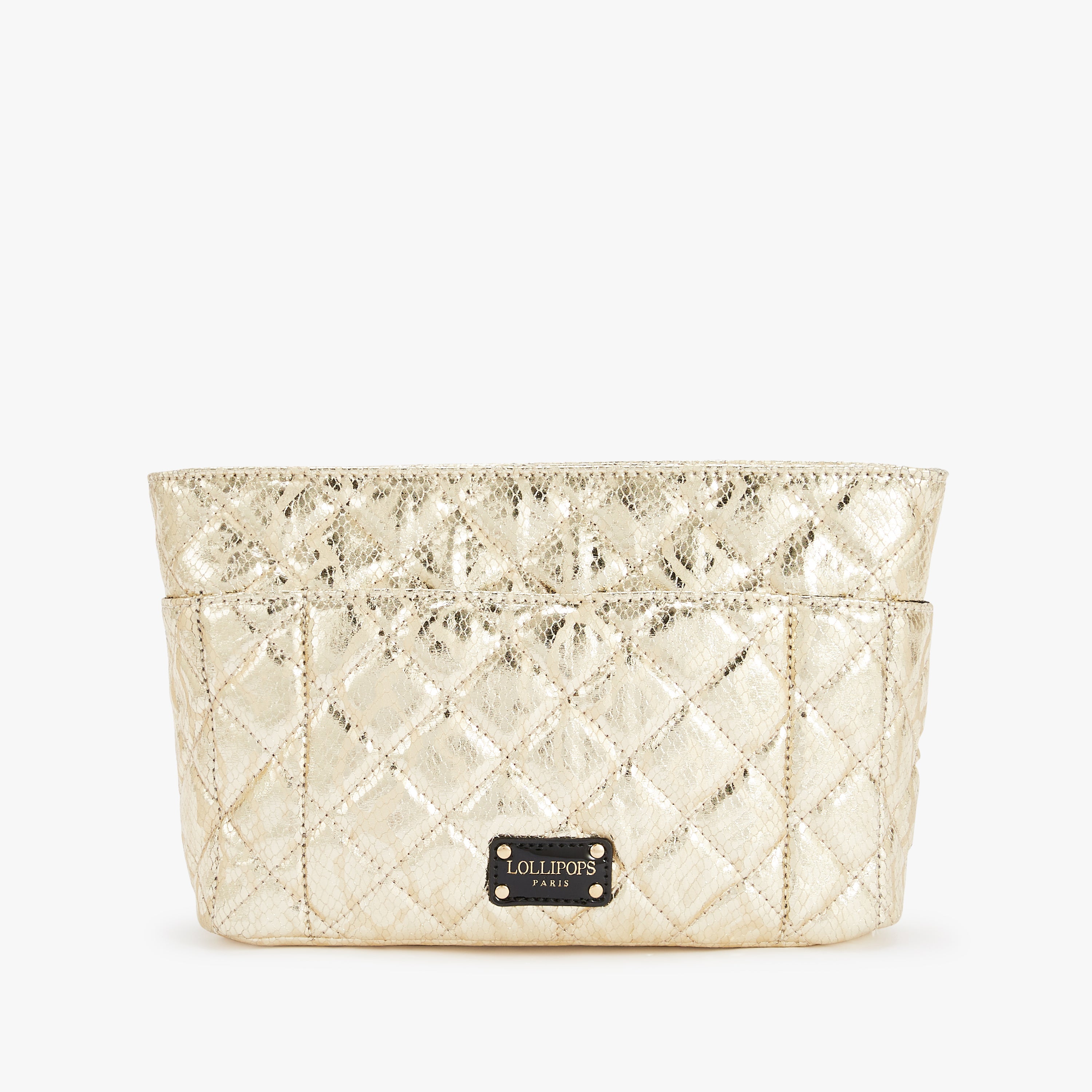 Trousse de maquillage dore Neolia