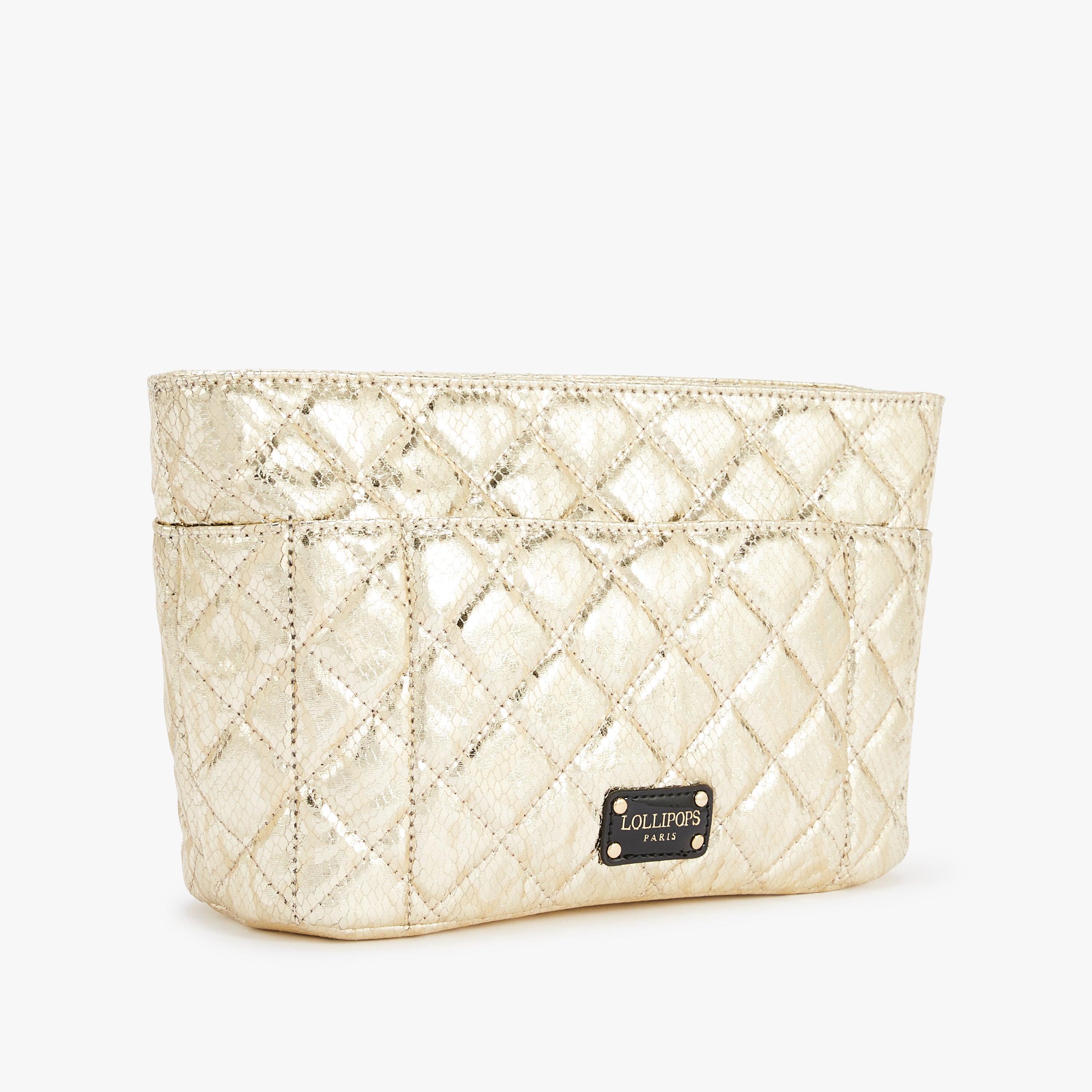 Trousse de maquillage dore Neolia