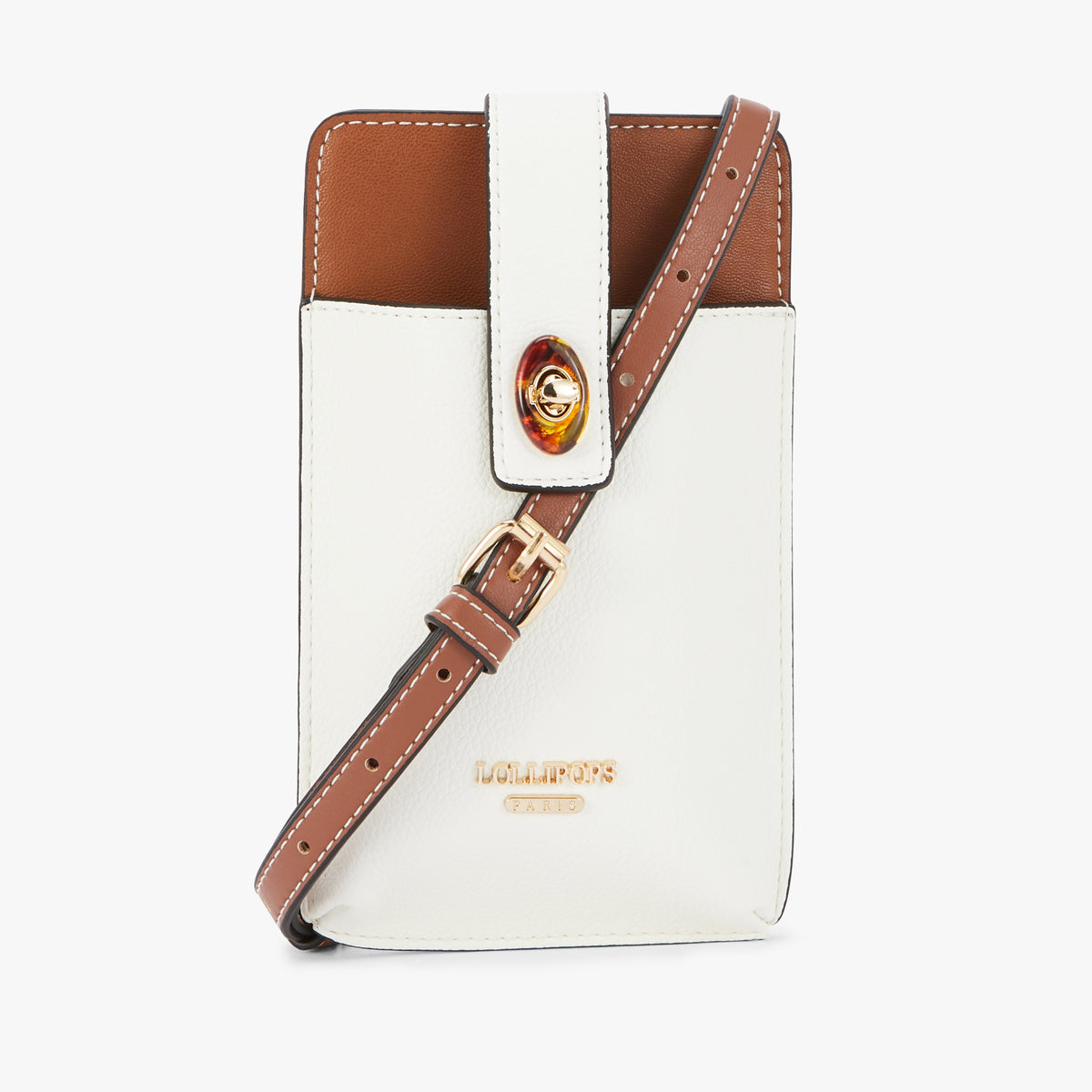 Pochette de téléphone blanc Nesso