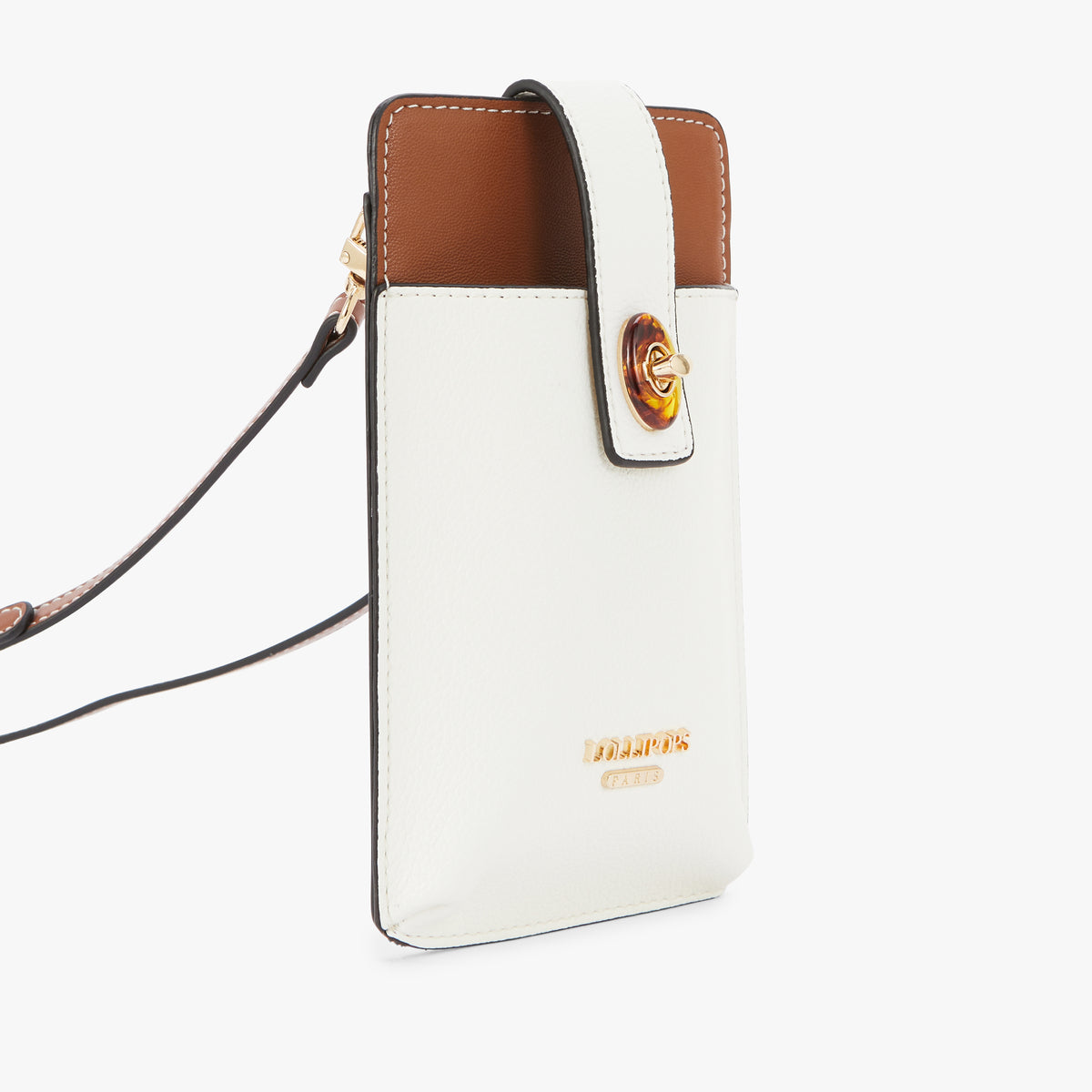 Pochette de téléphone blanc Nesso