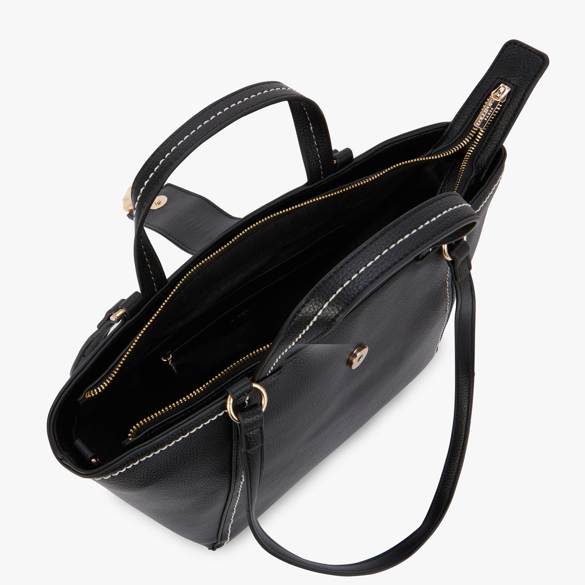 Sac shopper noir Nicolosi