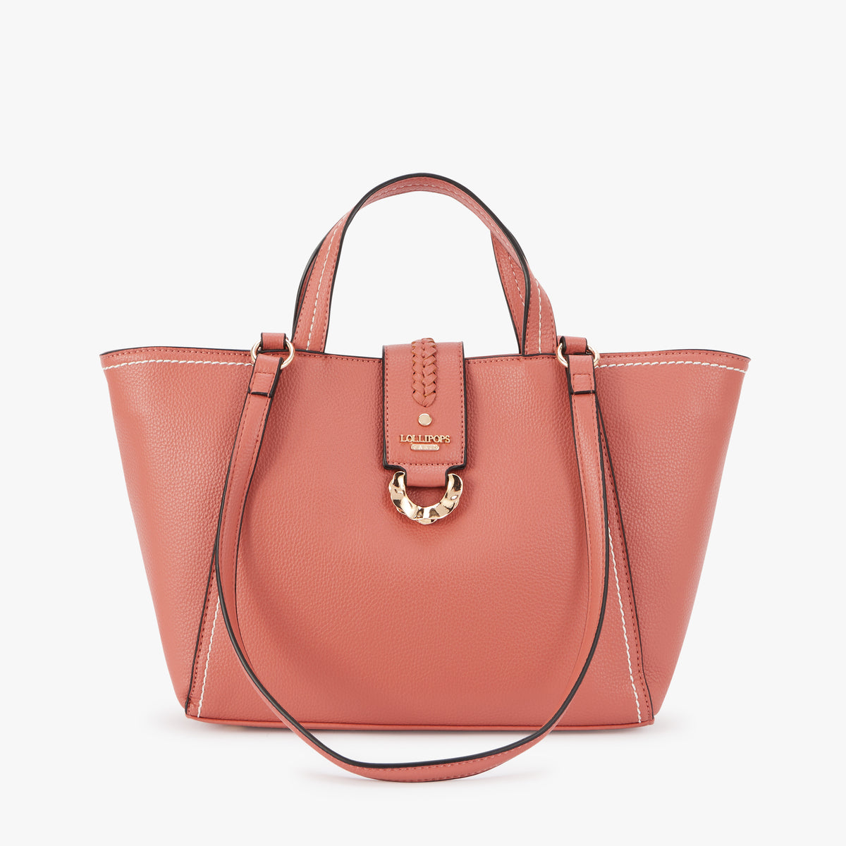 Sac shopper brique Nicolosi