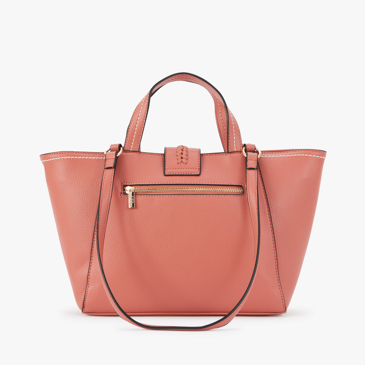 Sac shopper brique Nicolosi