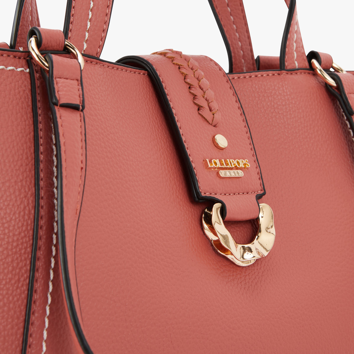 Sac shopper brique Nicolosi