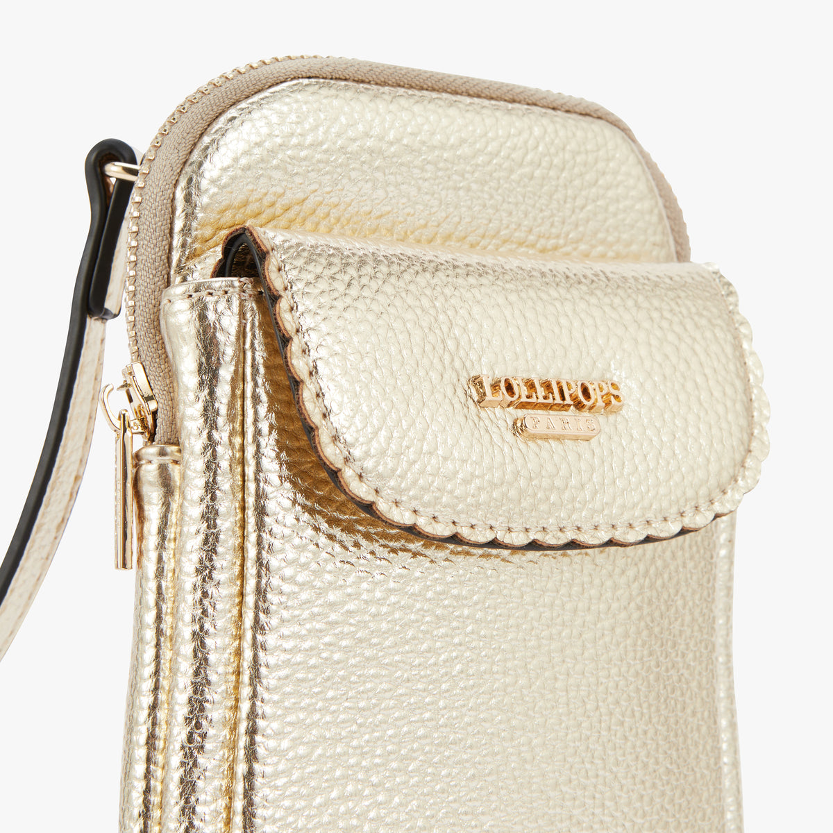 Pochette de téléphone dore Nuoro