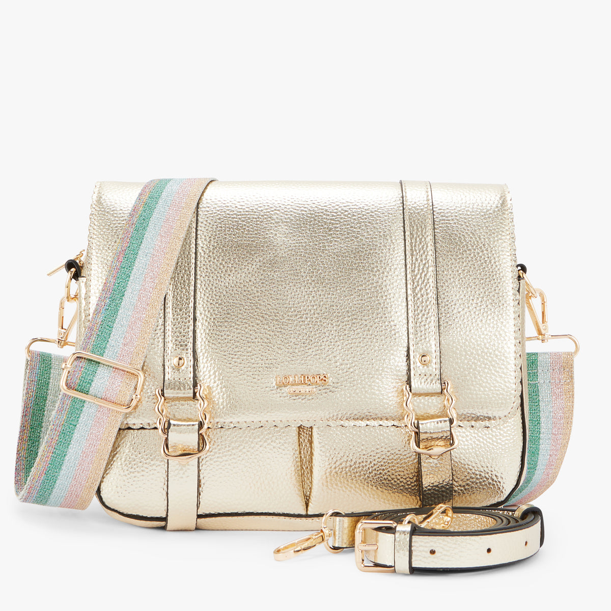 Grand sac porté épaule dore Nuoro