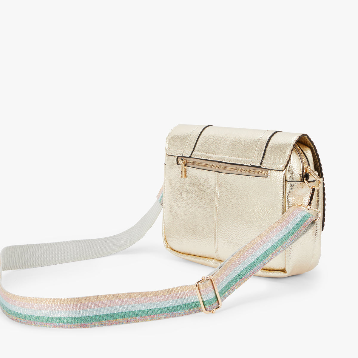 Grand sac porté épaule dore Nuoro