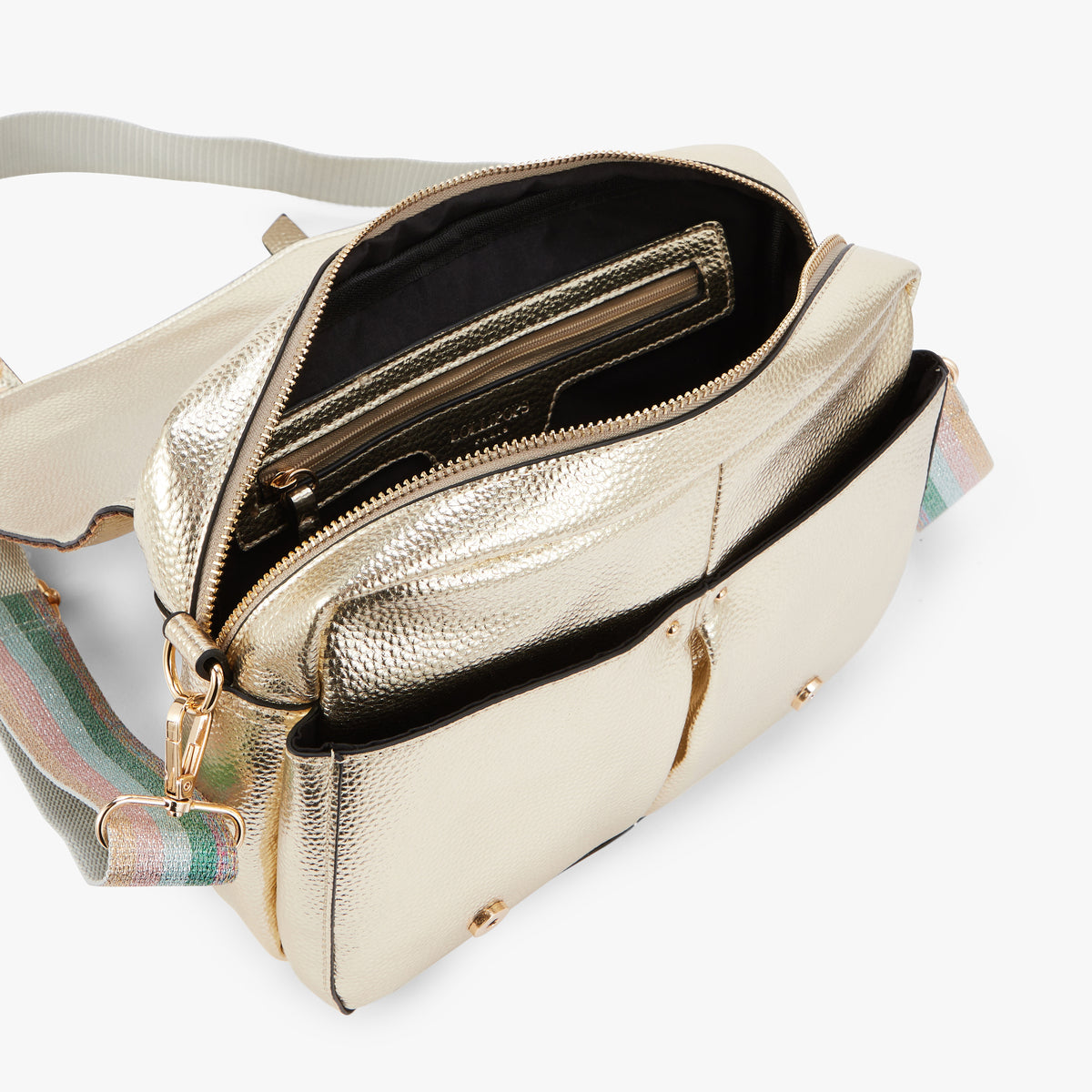 Grand sac porté épaule dore Nuoro