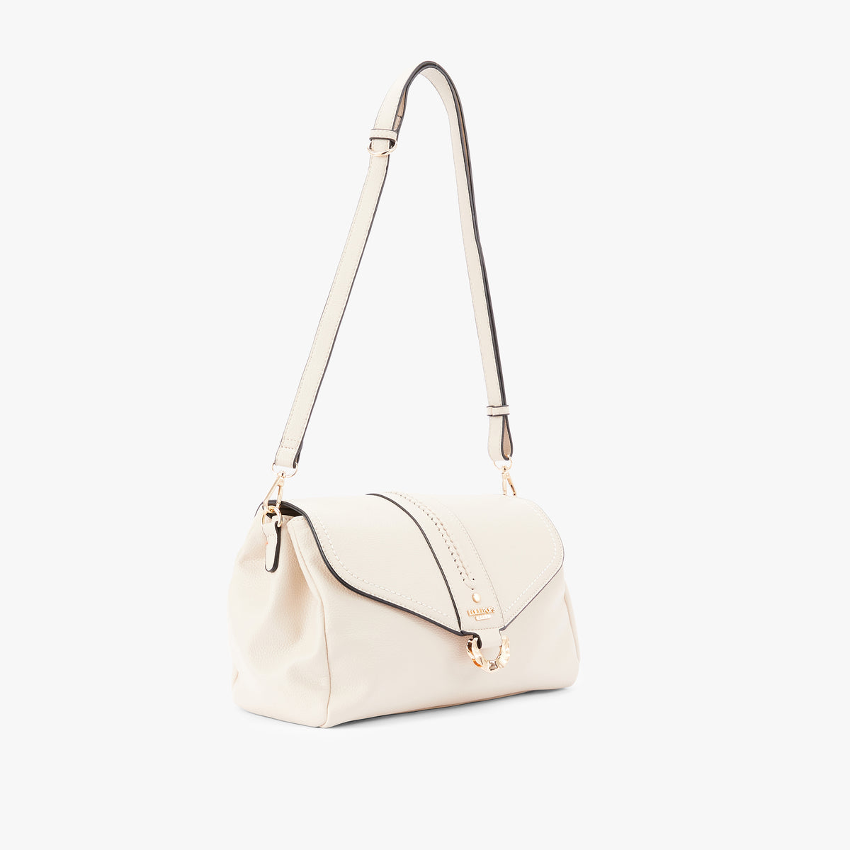 Grand sac porté épaule beige Nicolosi