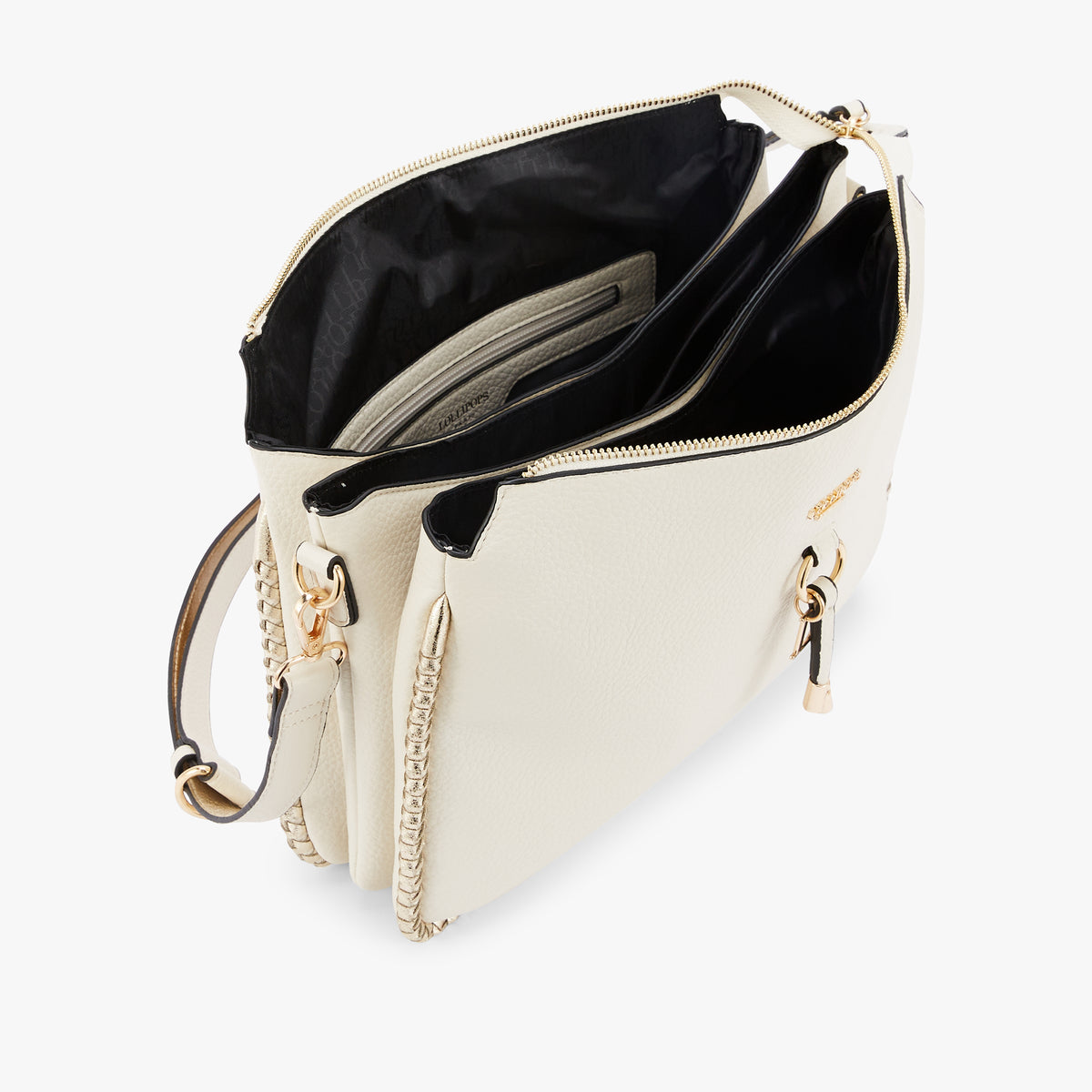 Grand sac multi poches ivoire Noceta