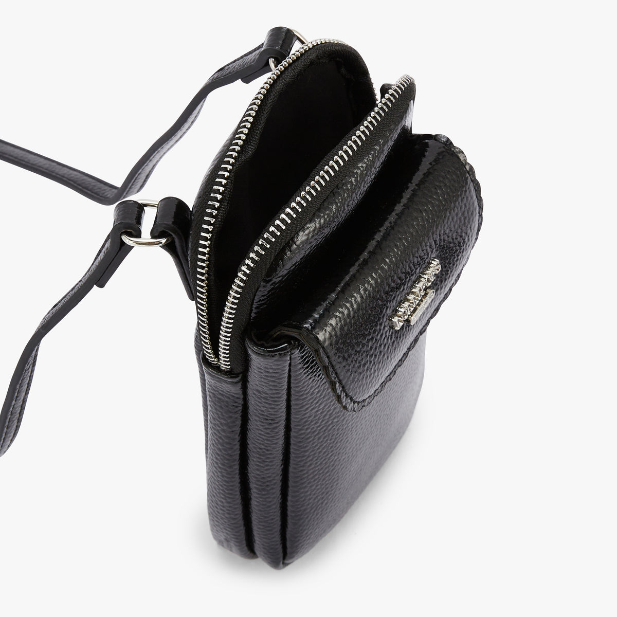 Pochette de téléphone noir Nuoro