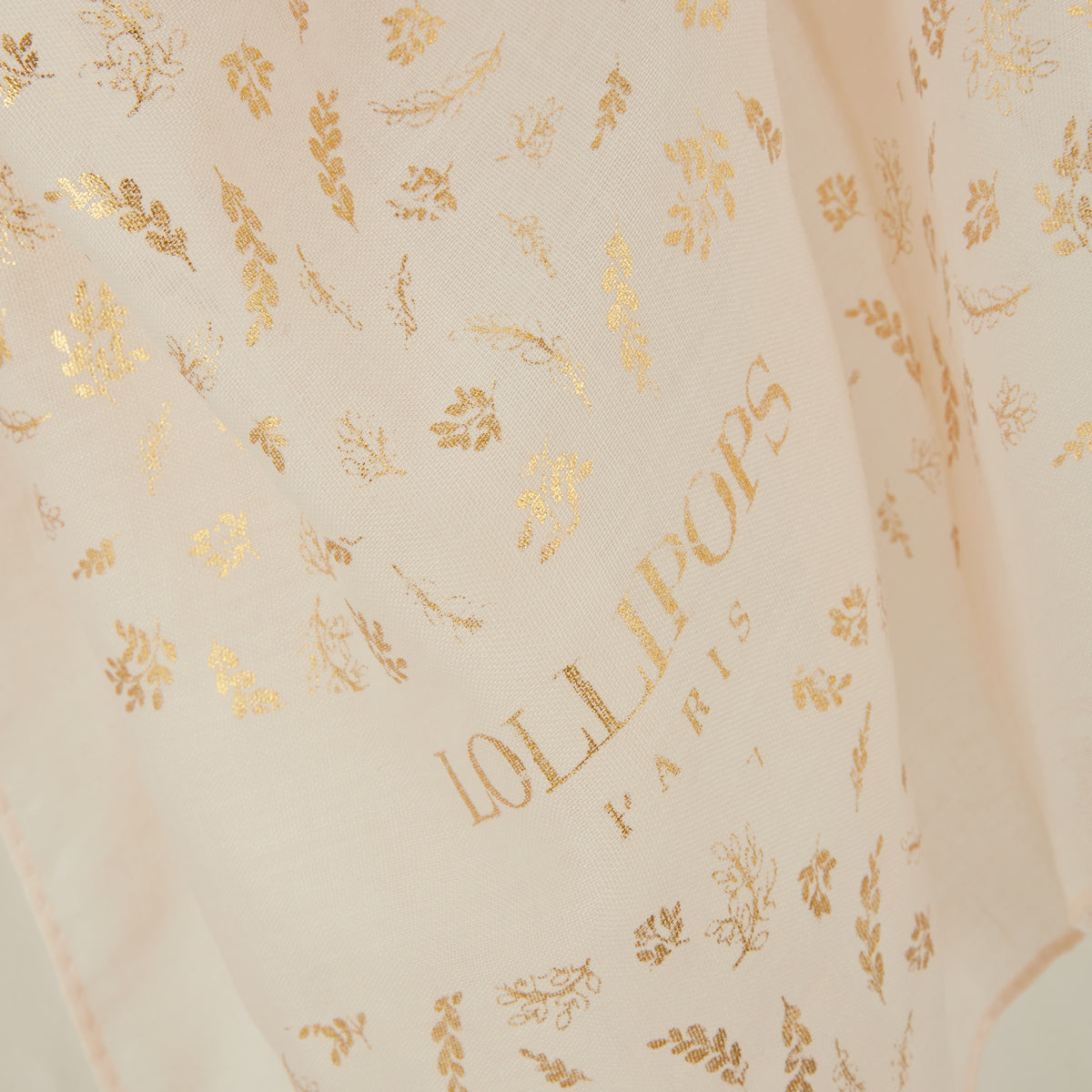 Foulard rectangulaire nude Nocario