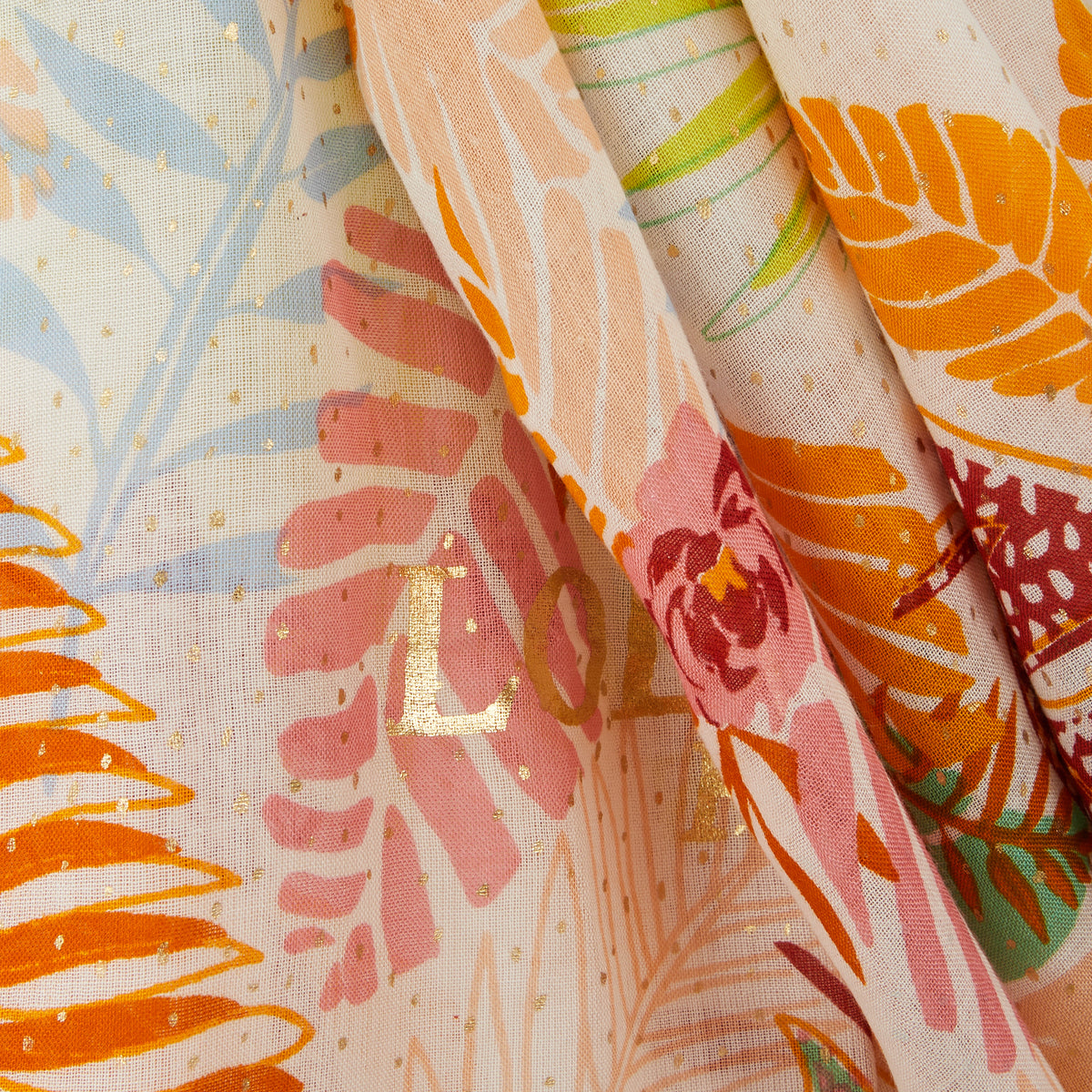 Foulard rectangulaire blanc Nomade