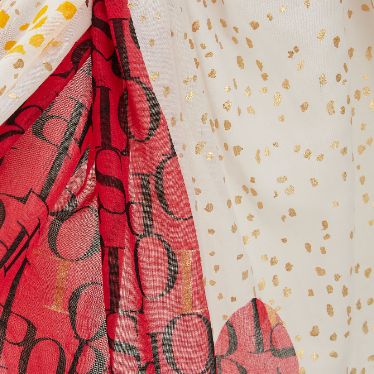 Foulard rectangulaire corail Navelli