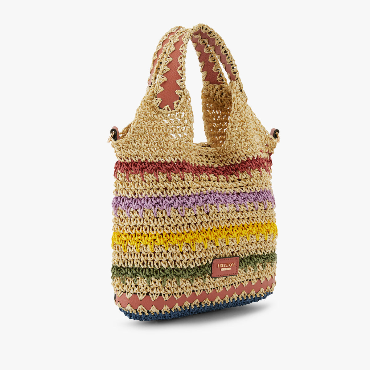 Petit sac shopper paille Nicolosi Paille