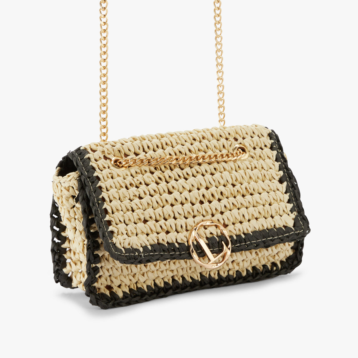 Petit sac porté épaule beige Nandy