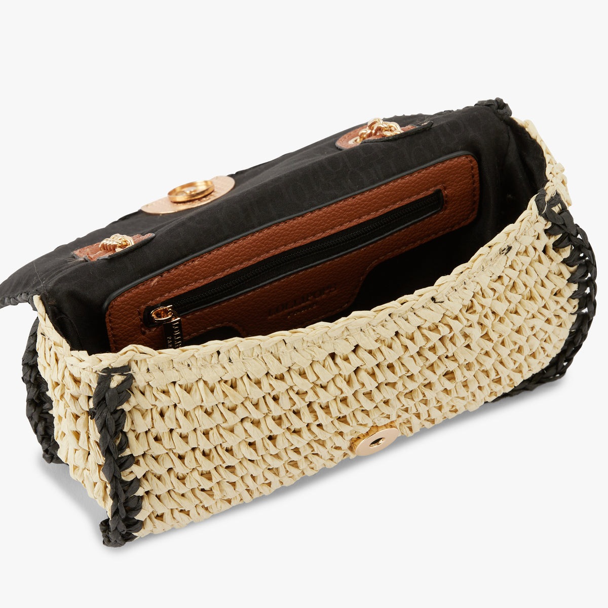 Petit sac porté épaule beige Nandy