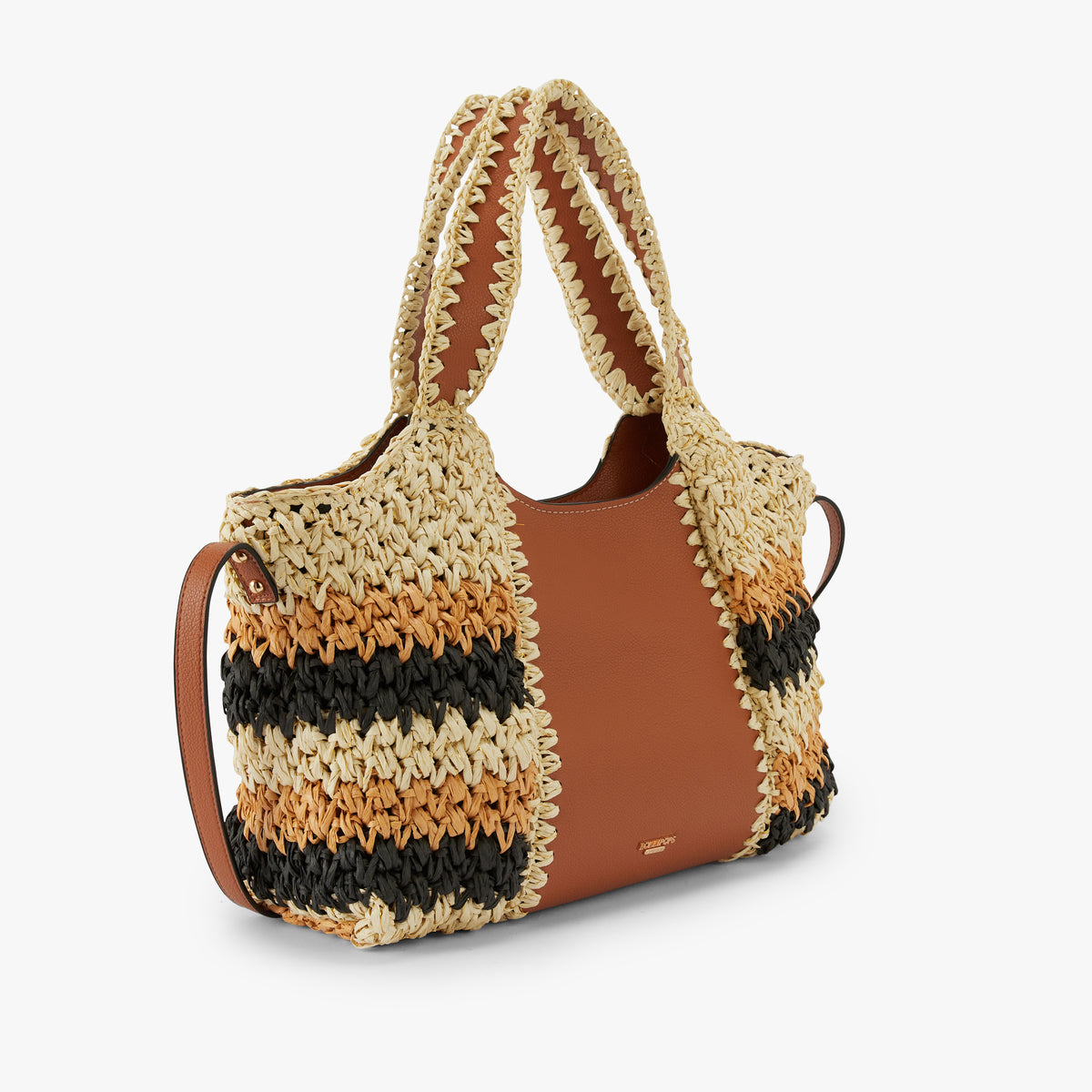 Grand sac shopper camel Nandy