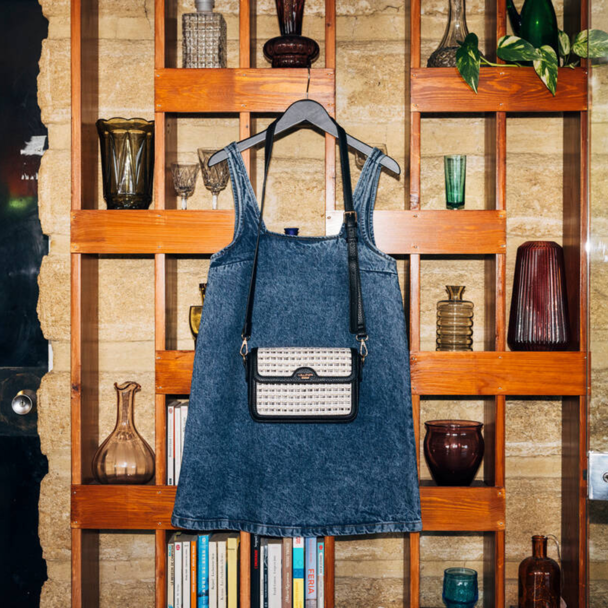 Sac porté épaule noir Nabella