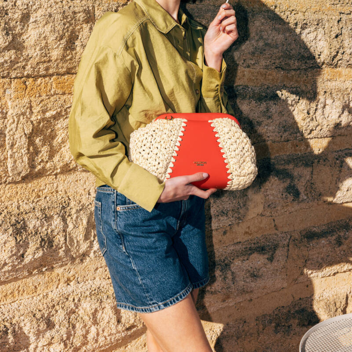 Petite pochette corail Nandy