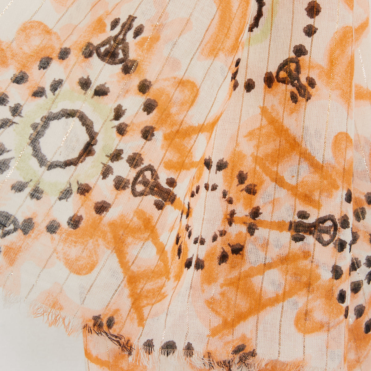 Foulard rectangulaire corail Nurlu