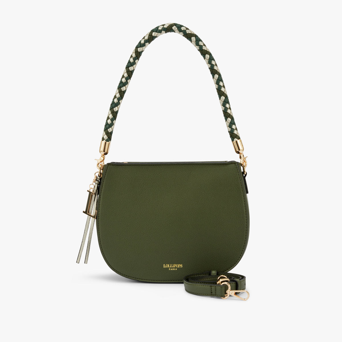 Sac porté épaule kaki Oudry