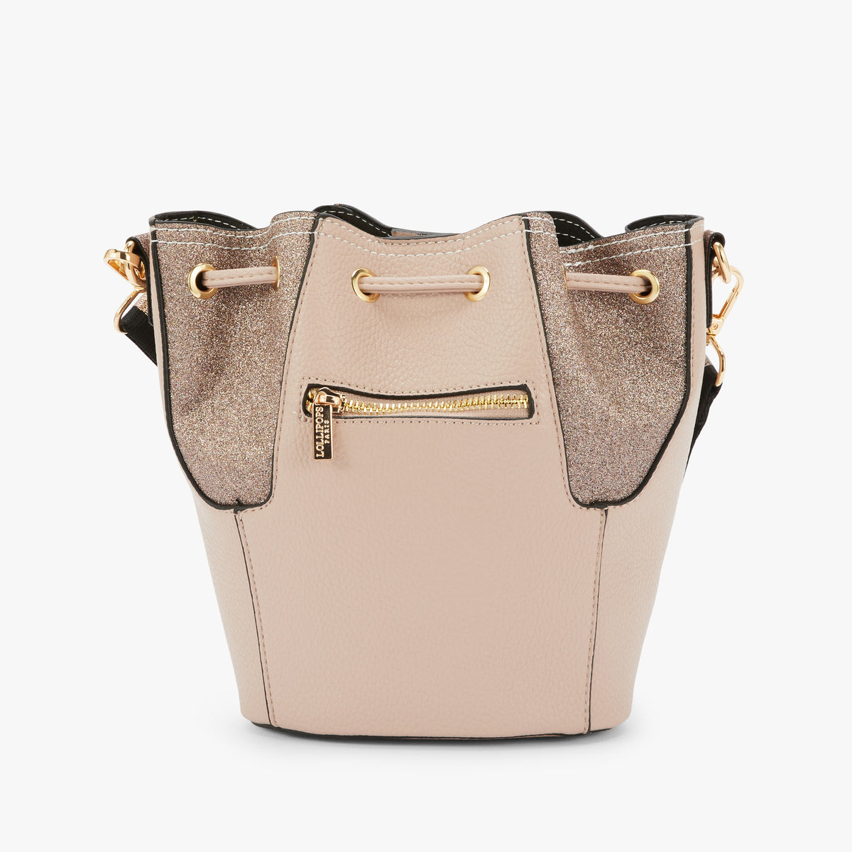 Petit sac seau taupe Obita