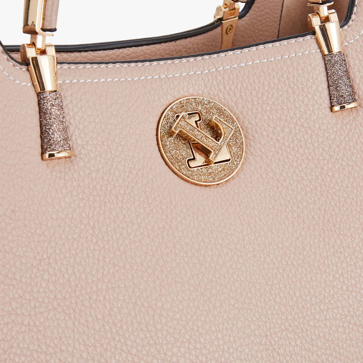 Grand sac shopper L  taupe Obita