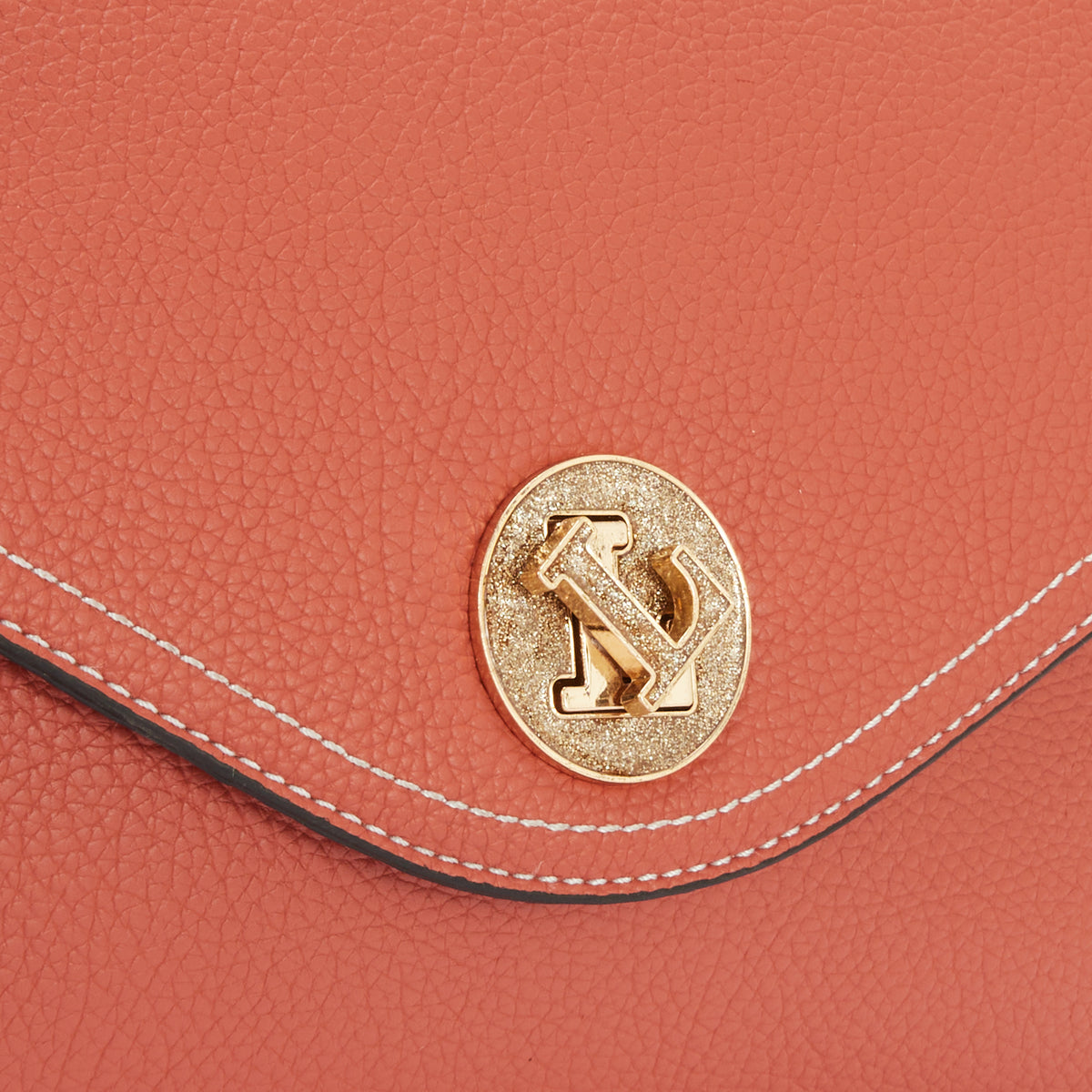 Grand sac porté épaule brique Obita