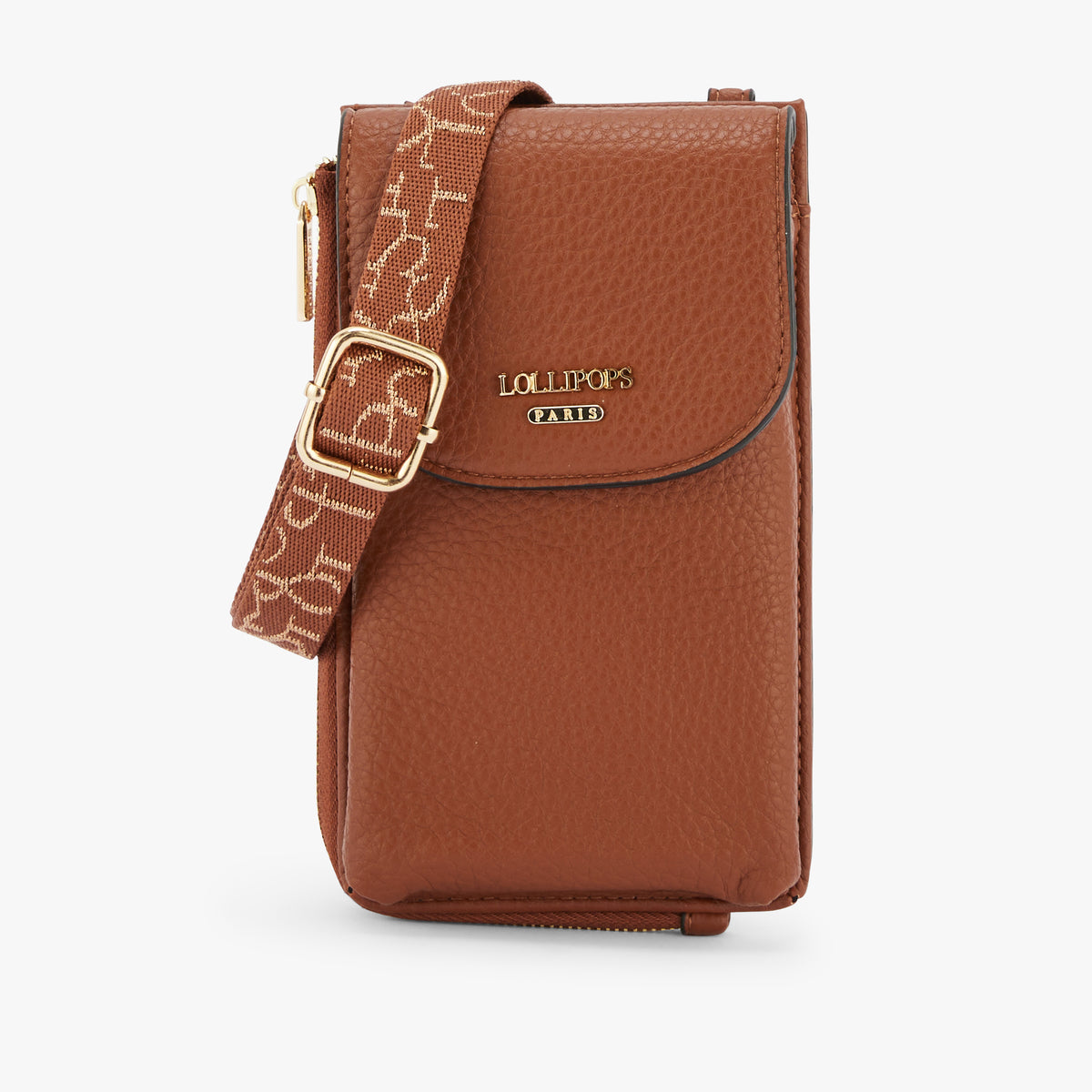 Pochette de téléphone beige Orin