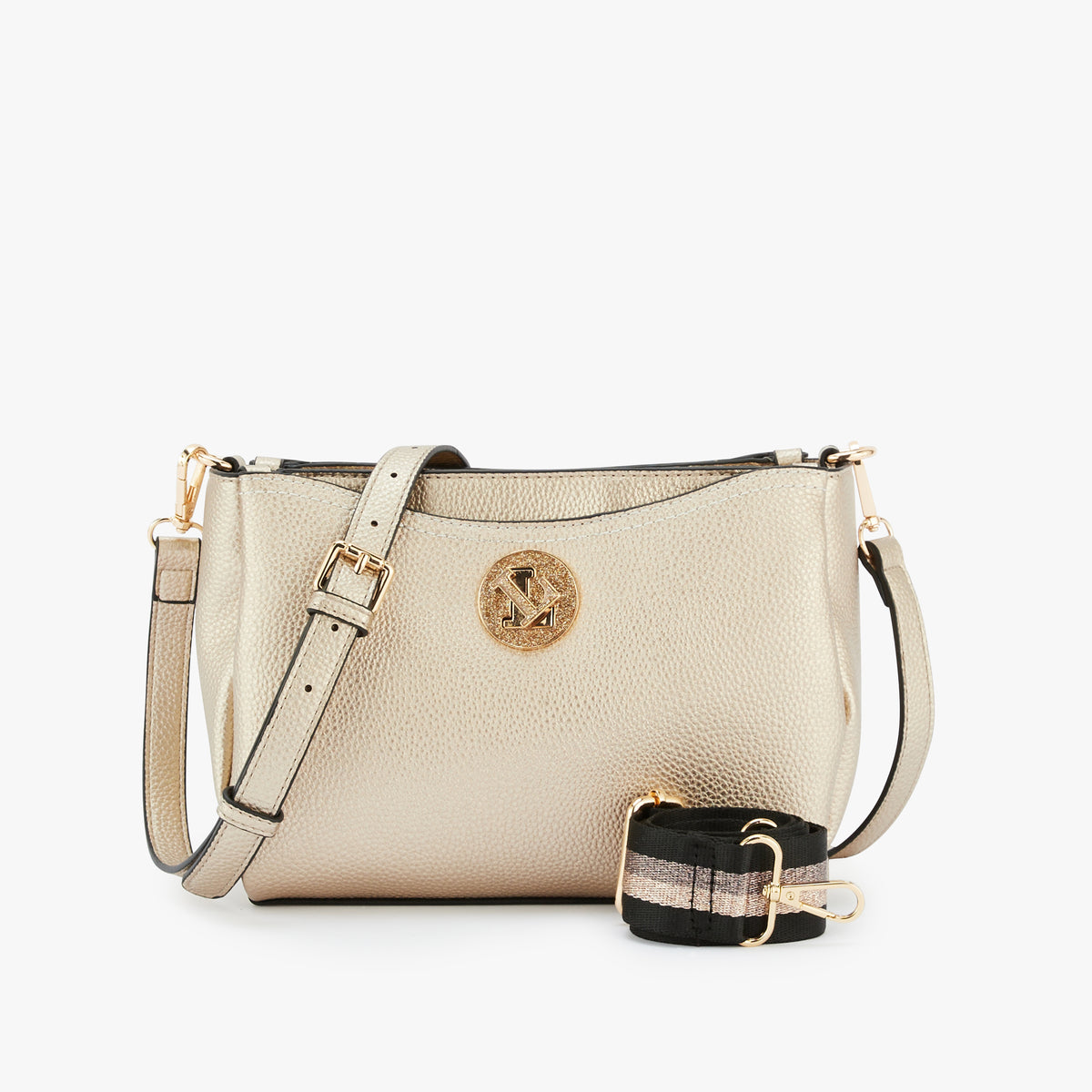 Sac multi-poches doré Obita