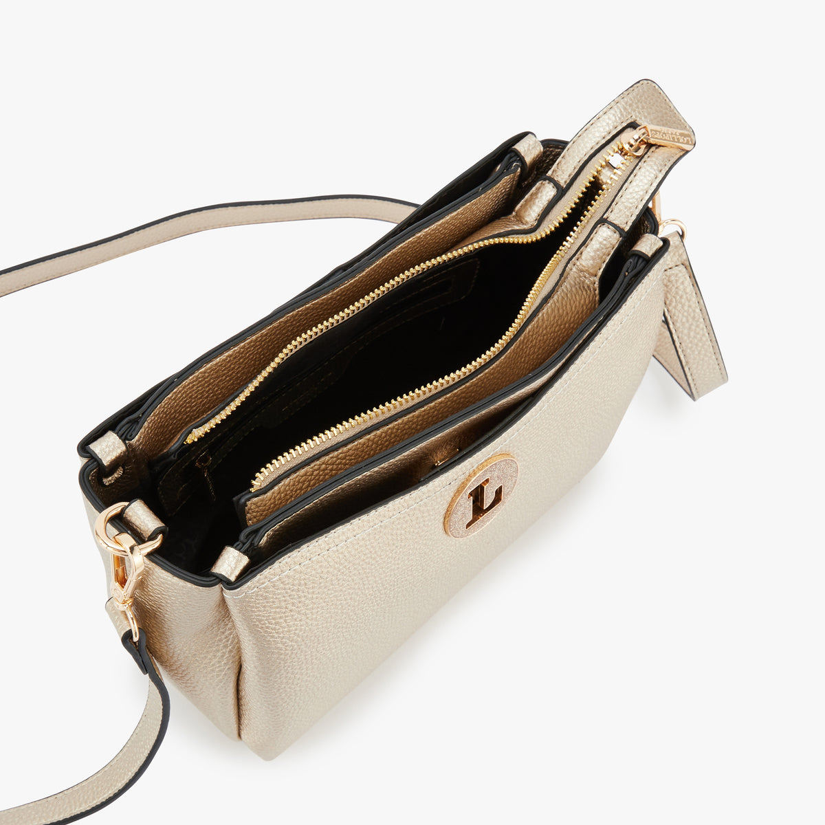 Sac multi-poches doré Obita