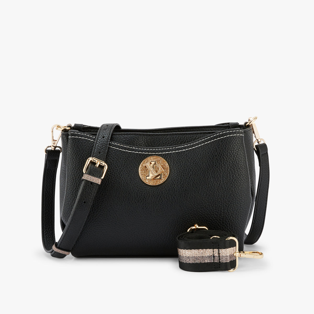 Sac multi-poches noir Obita