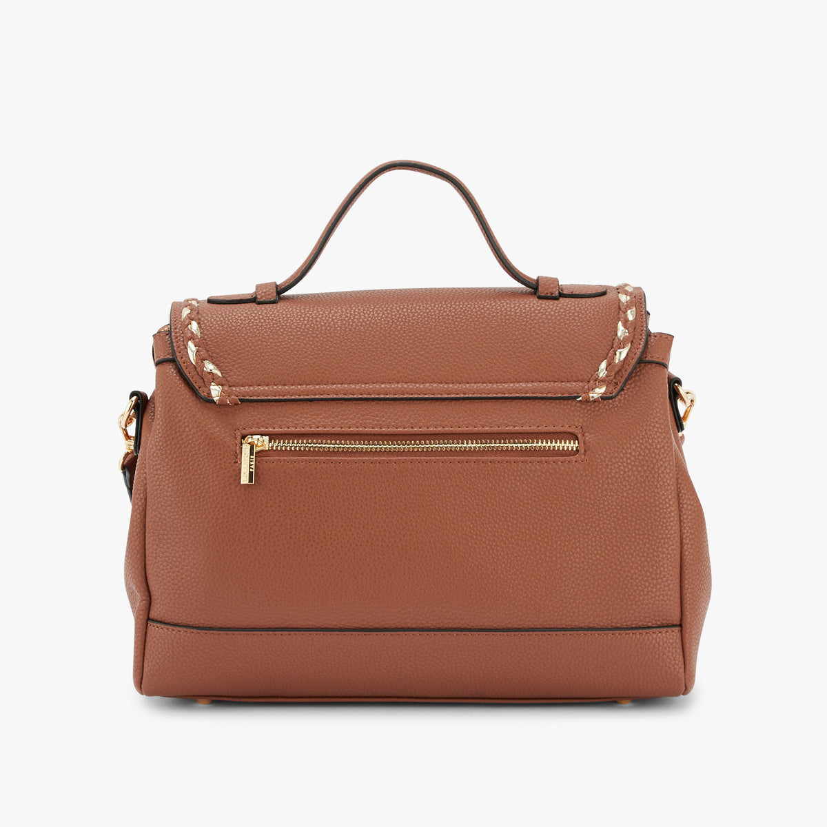 Grand sac porté épaule camel Olley