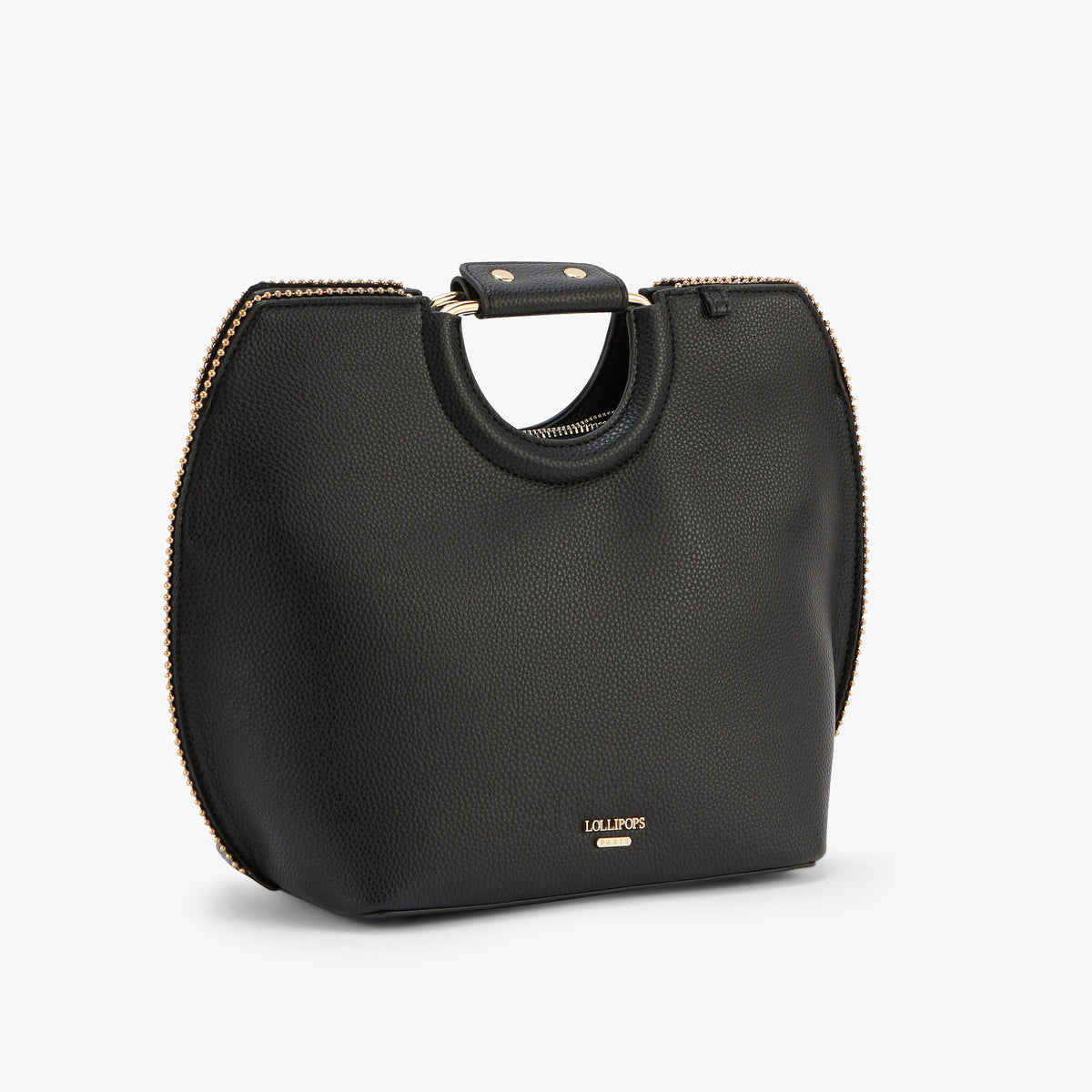 Sac shopper M noir Obihiro