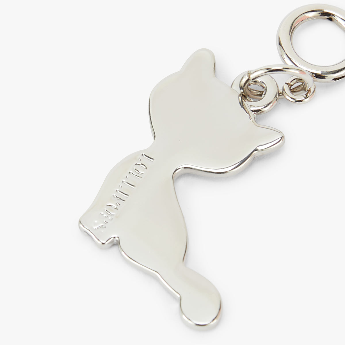 Bijou de sac chat argenté O Charms