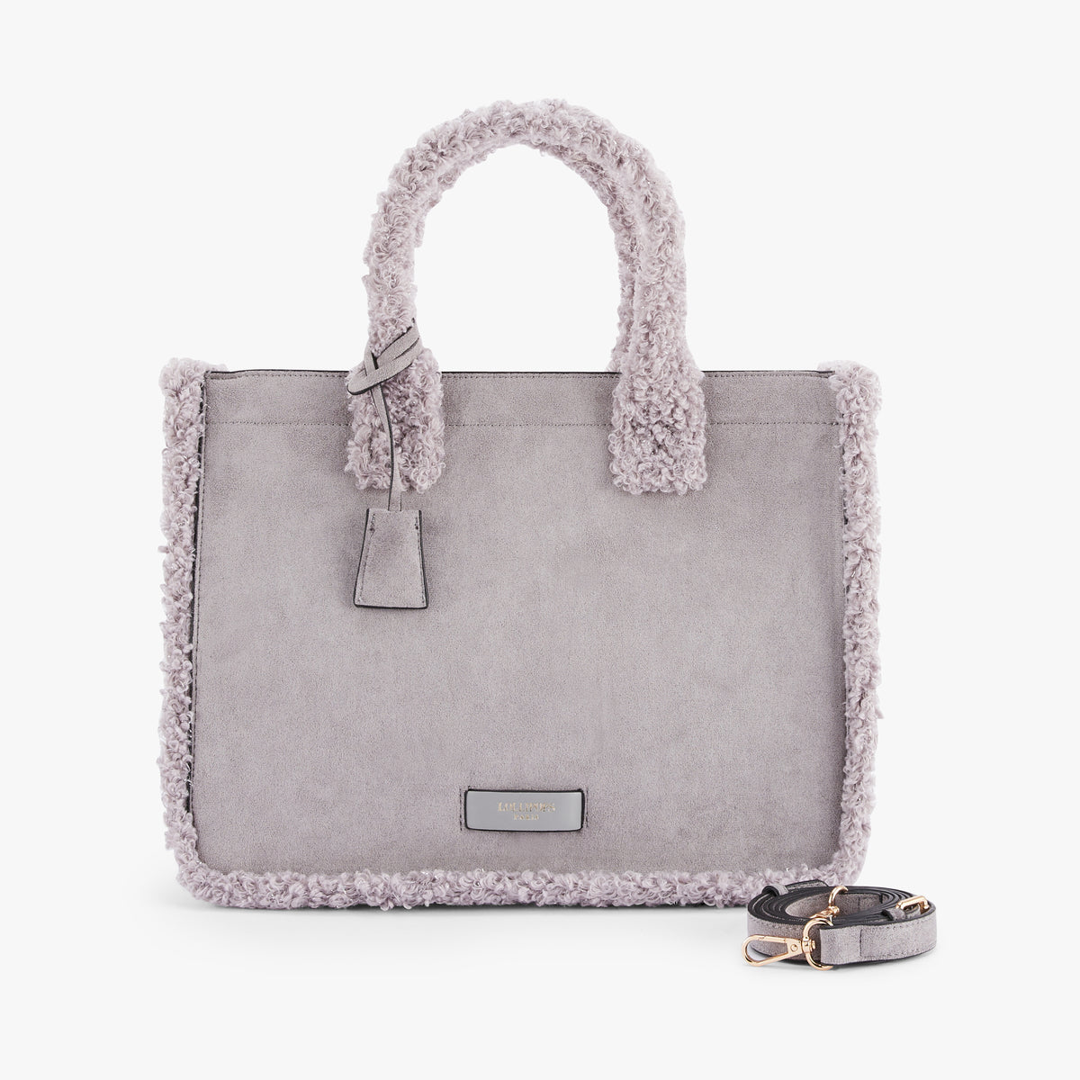 Sac shopper L gris Oppy