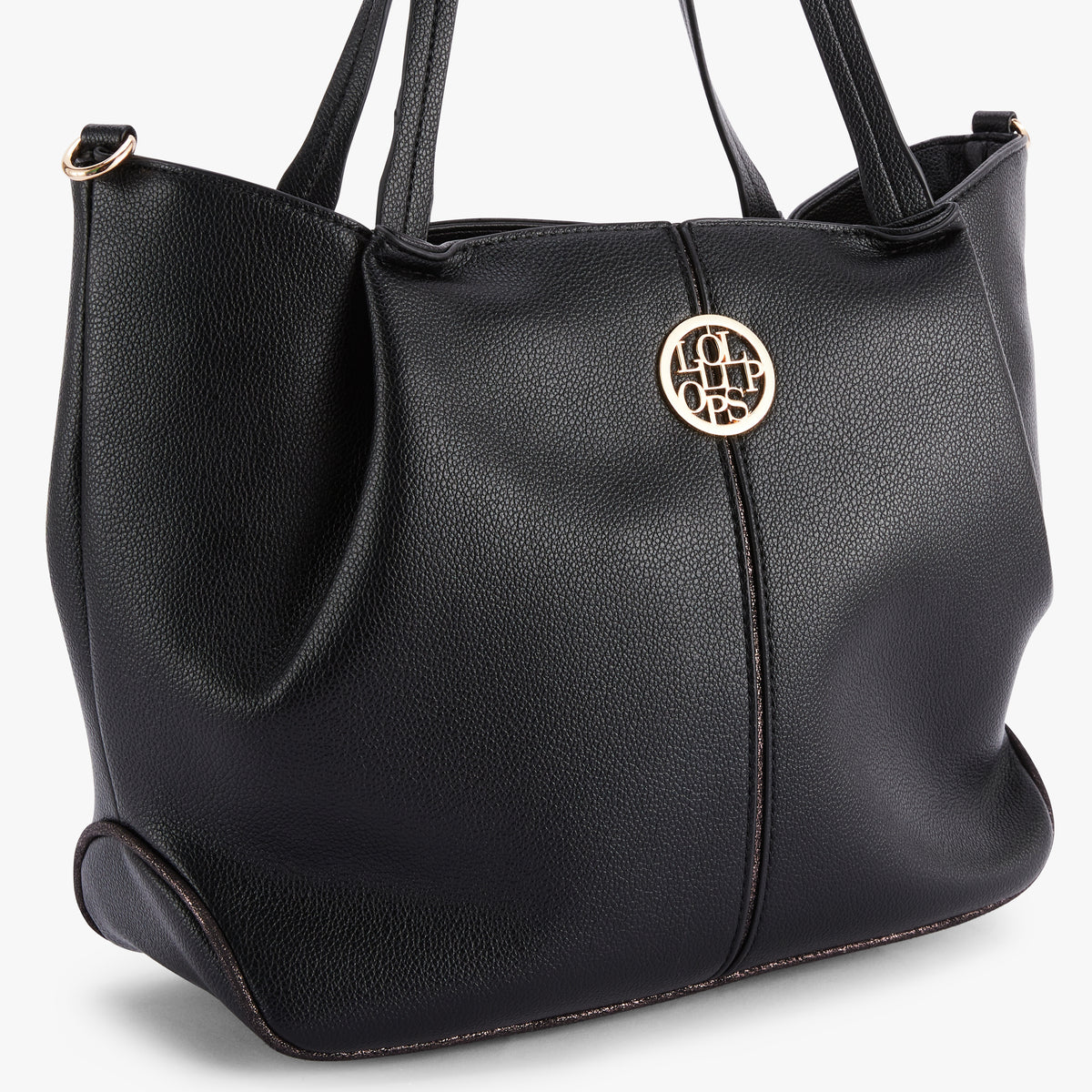 Grand sac shopper L noir Osani